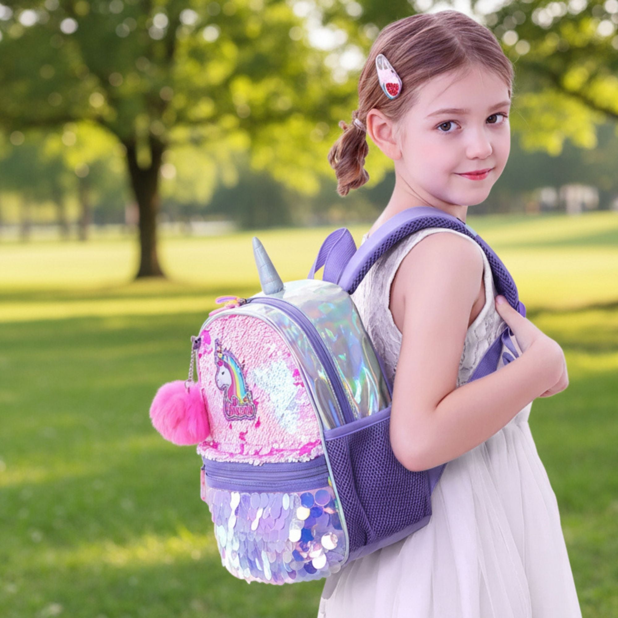 Unicorn Sequin Backpack