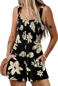 🌺 Floral Print Sleeveless Beach Jumpsuit