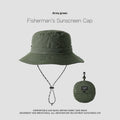 Wide-Brim UV Protection Nylon Sun Hat – Breathable Outdoor Hat for Women & Men