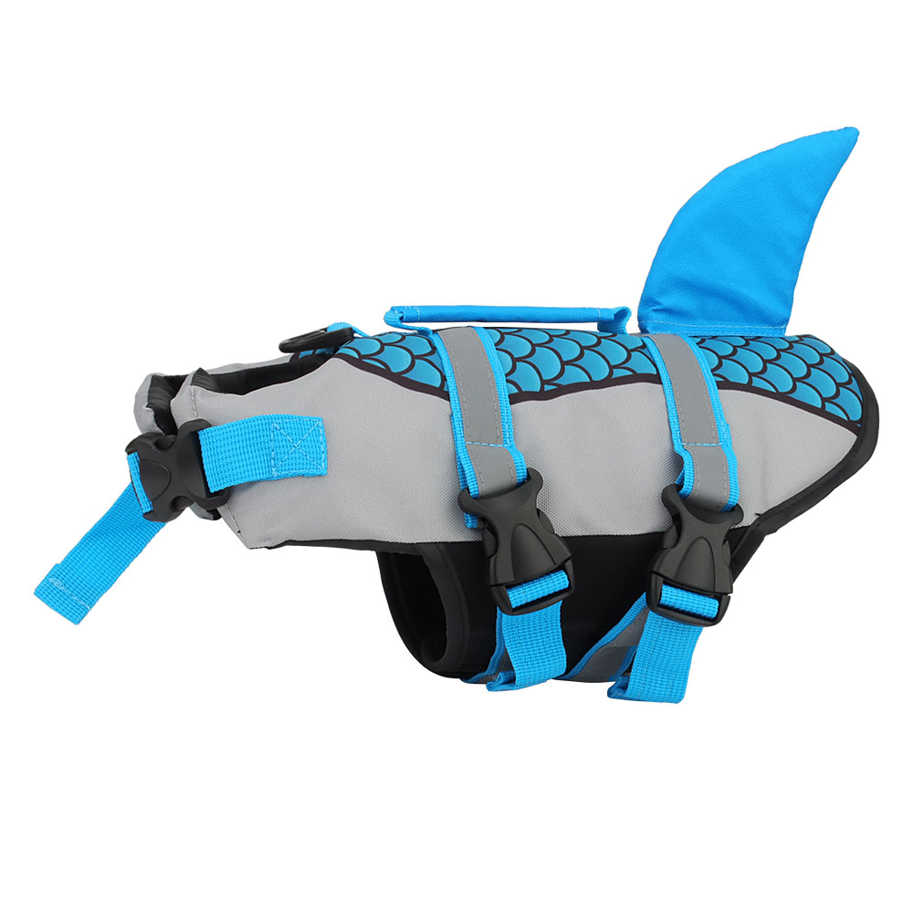 Chaleco salvavidas para perros con asa de rescate — 5 colores, tallas XS–2XL