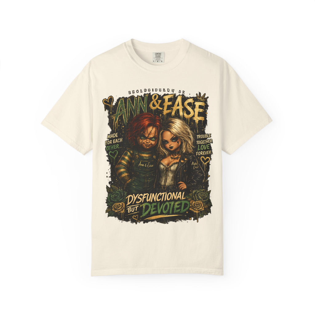 Ann & Ease "Dysfunctional But Devoted" Graphic T-Shirt