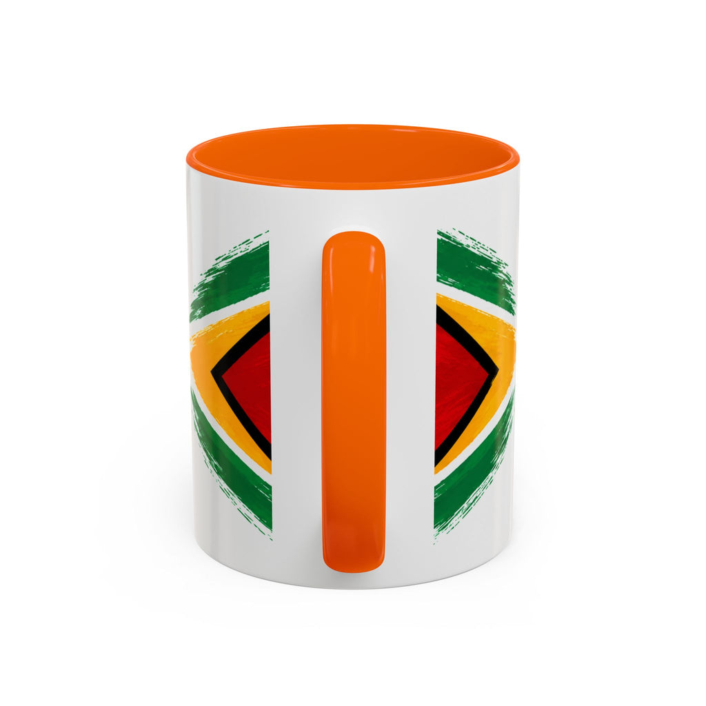 Proud Basketball Mom Accent Coffee Mug – Colorful Heart & Basketball Design (11/15oz)
