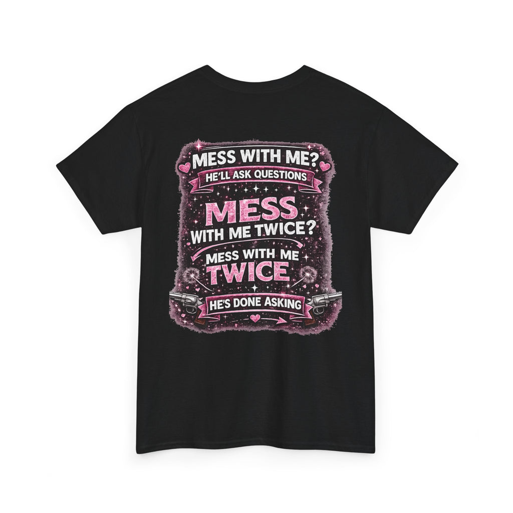T-Shirt — "Lucky Daughter, Crazy Dad" Protective Dad Graphic Tee