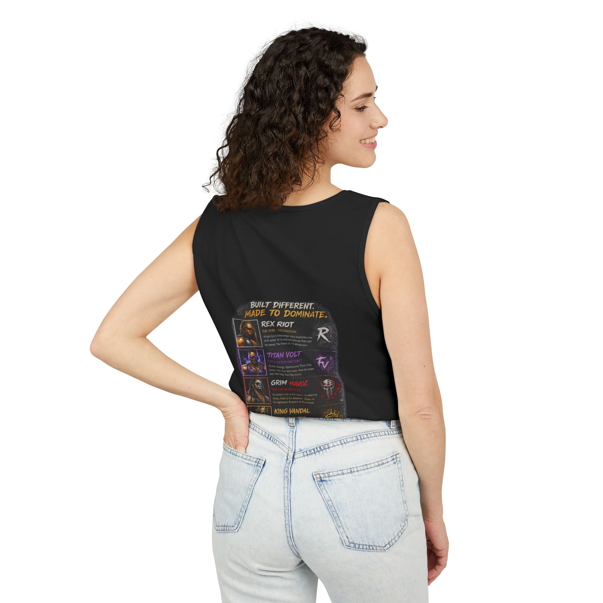 Ring Rebels Tank Top — Vintage Wrestling Crew Graphic