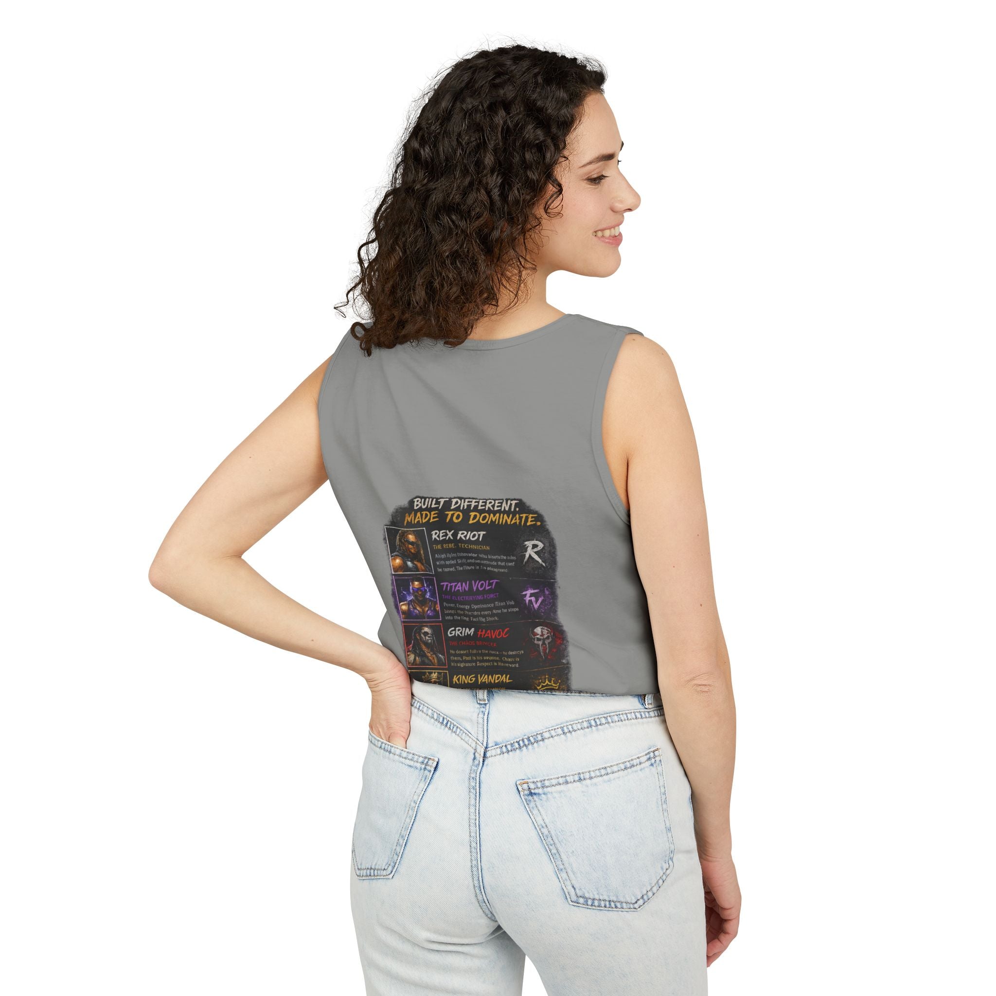 Ring Rebels Tank Top — Vintage Wrestling Crew Graphic