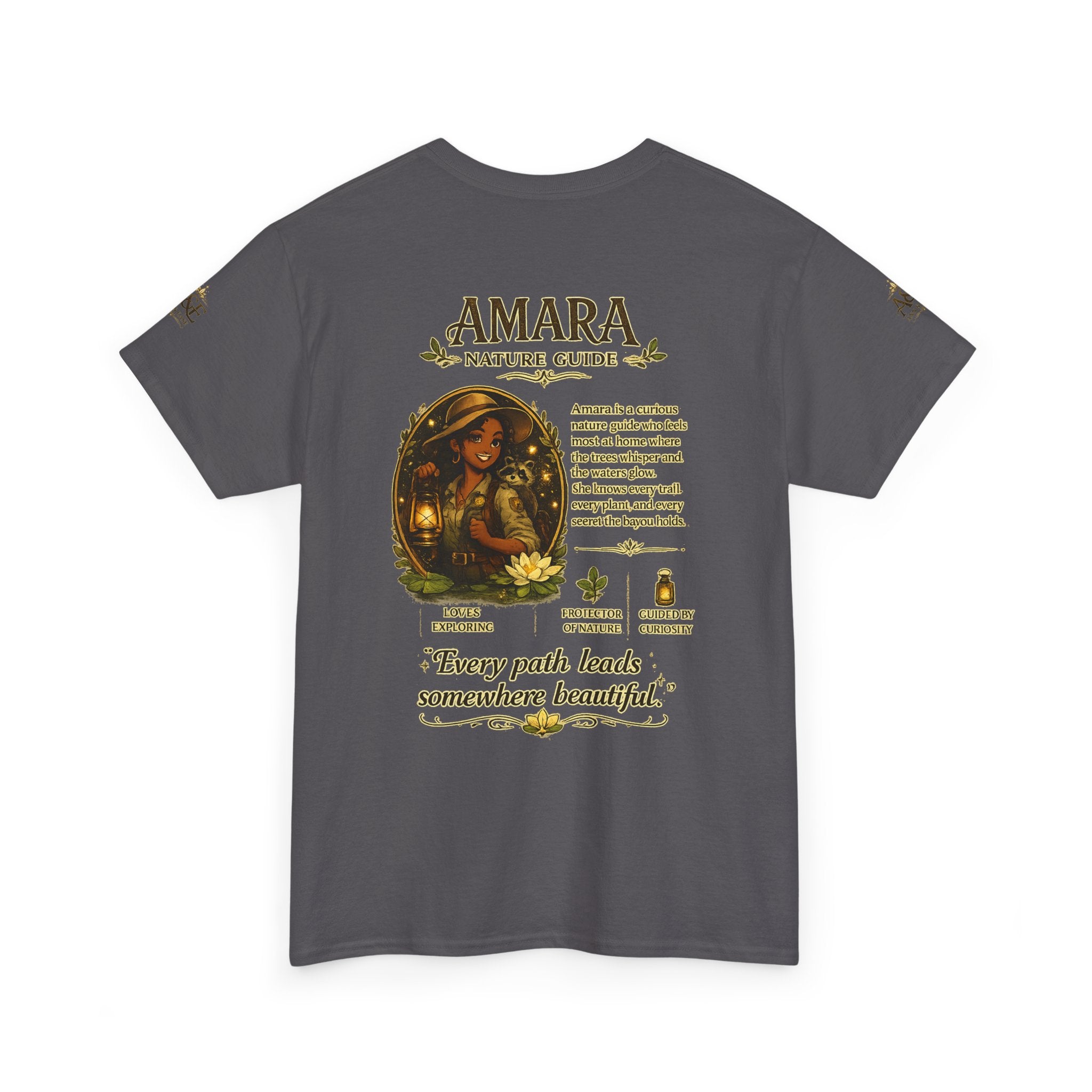 Amara Nature Guide Tee — 'Every Path Leads Somewhere Beautiful' Graphic T-Shirt