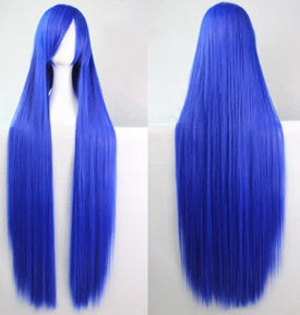 Peluca Lisa para Cosplay de 100 cm – Peluca Larga Teñible para Fiesta | 18 Colores