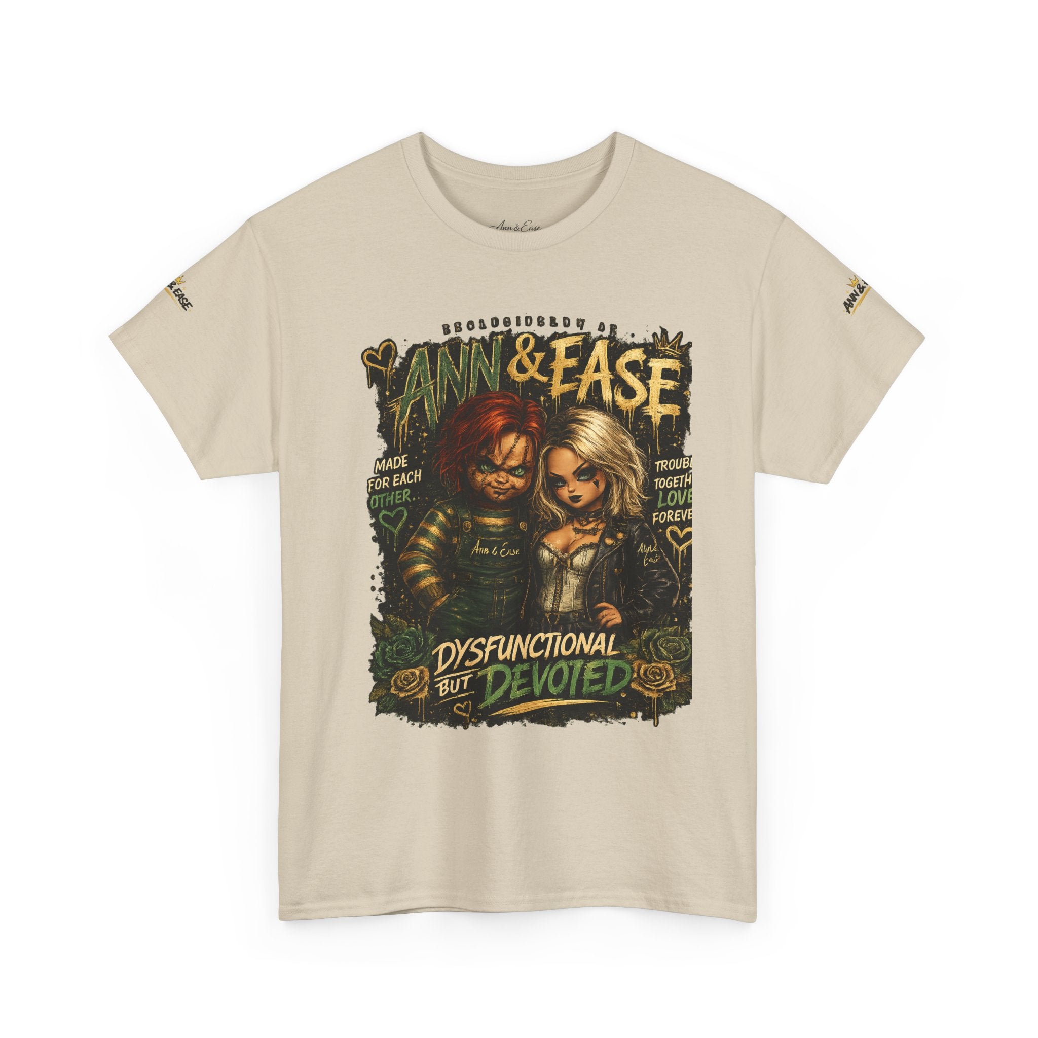 Ann & Ease "Dysfunctional But Devoted" Graphic Tee
