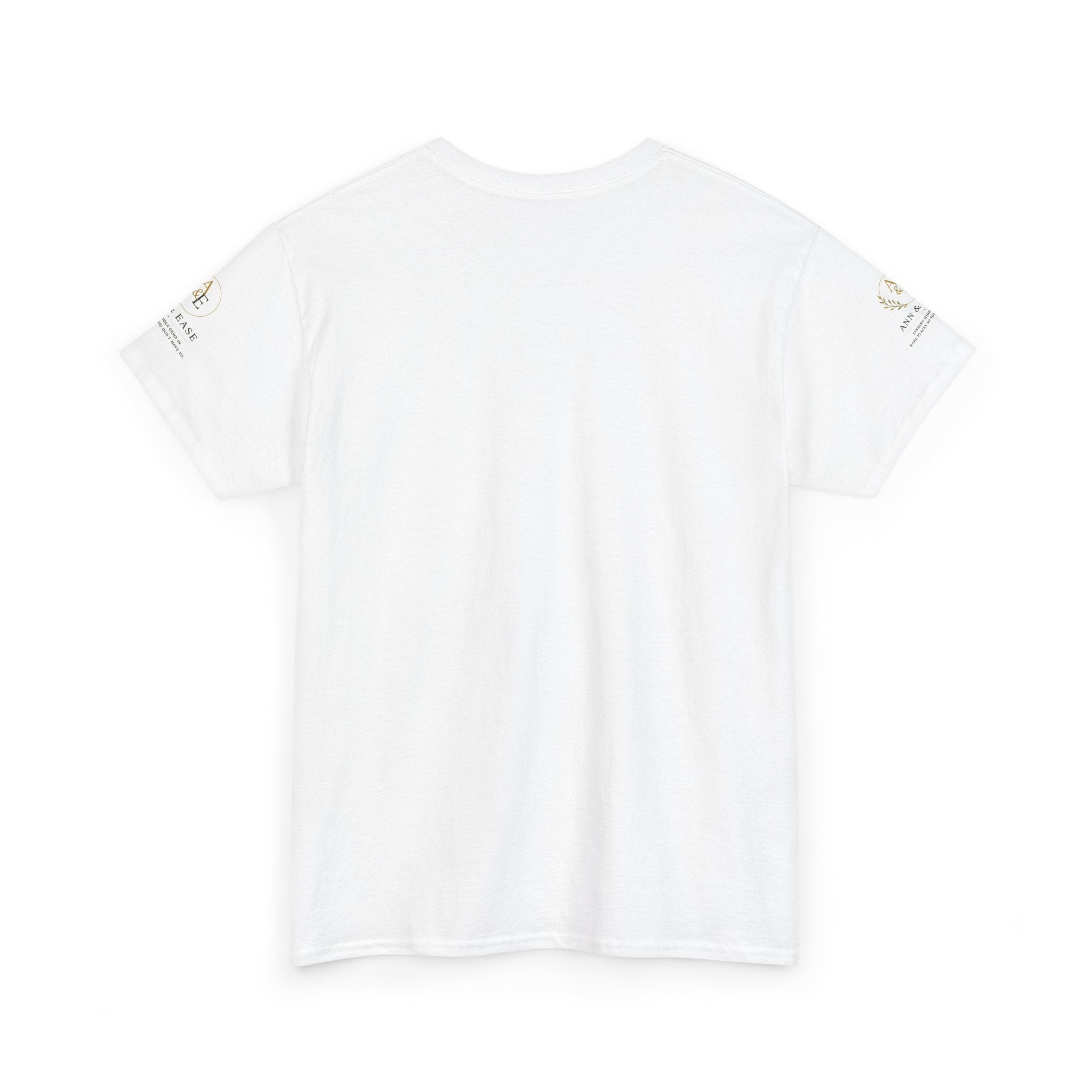 Ann & Ease Logo T-Shirt — Customizable "Print It Your Way" Cotton Tee