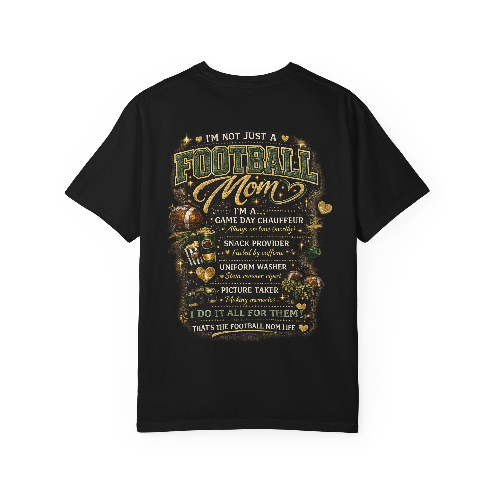 Football Mom T-Shirt — Loud Proud Dedicated Football Mom Gift
