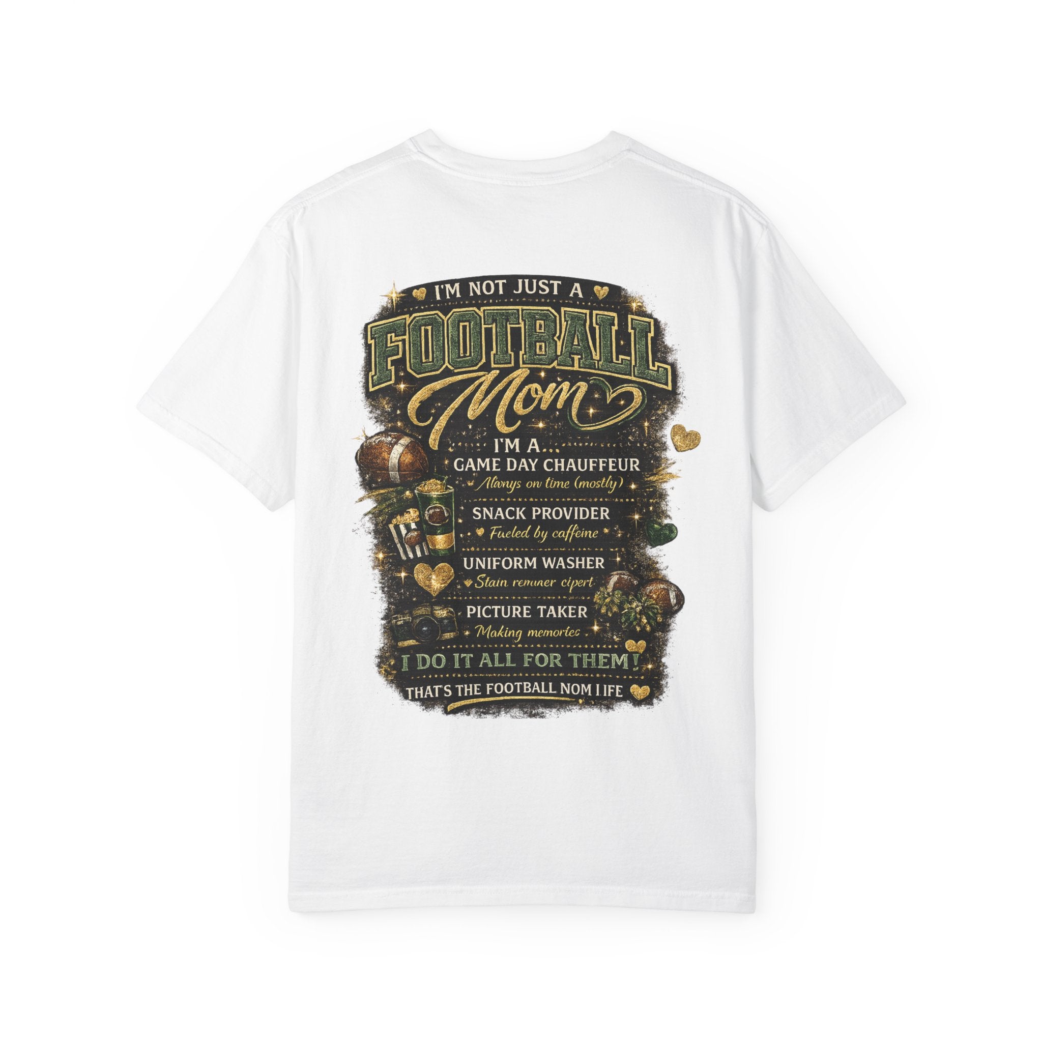 Football Mom T-Shirt — Loud Proud Dedicated Football Mom Gift