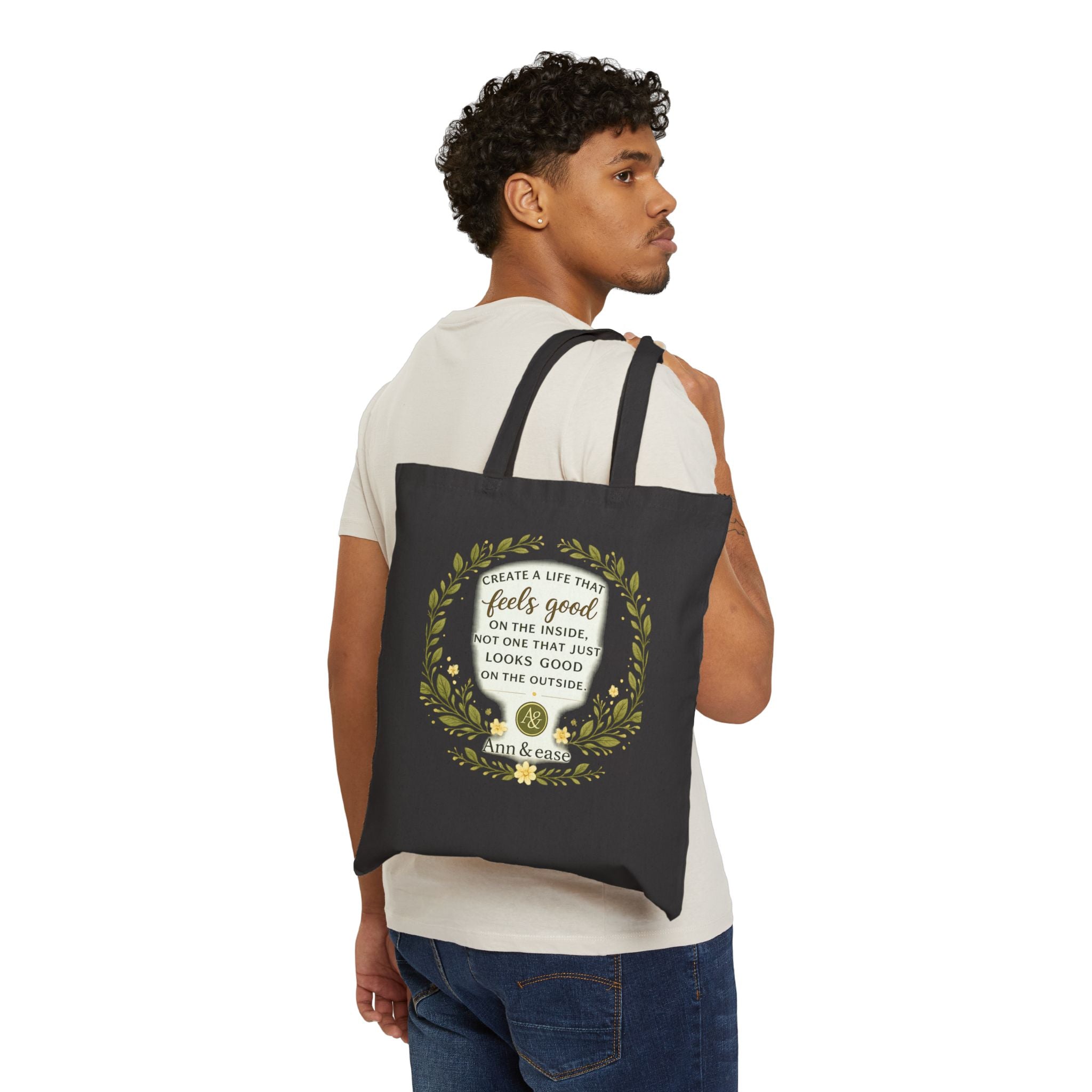 Tote Bag — "Better Life" Inspirational Cotton Canvas Tote