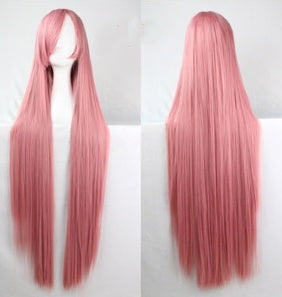 Peluca Lisa para Cosplay de 100 cm – Peluca Larga Teñible para Fiesta | 18 Colores