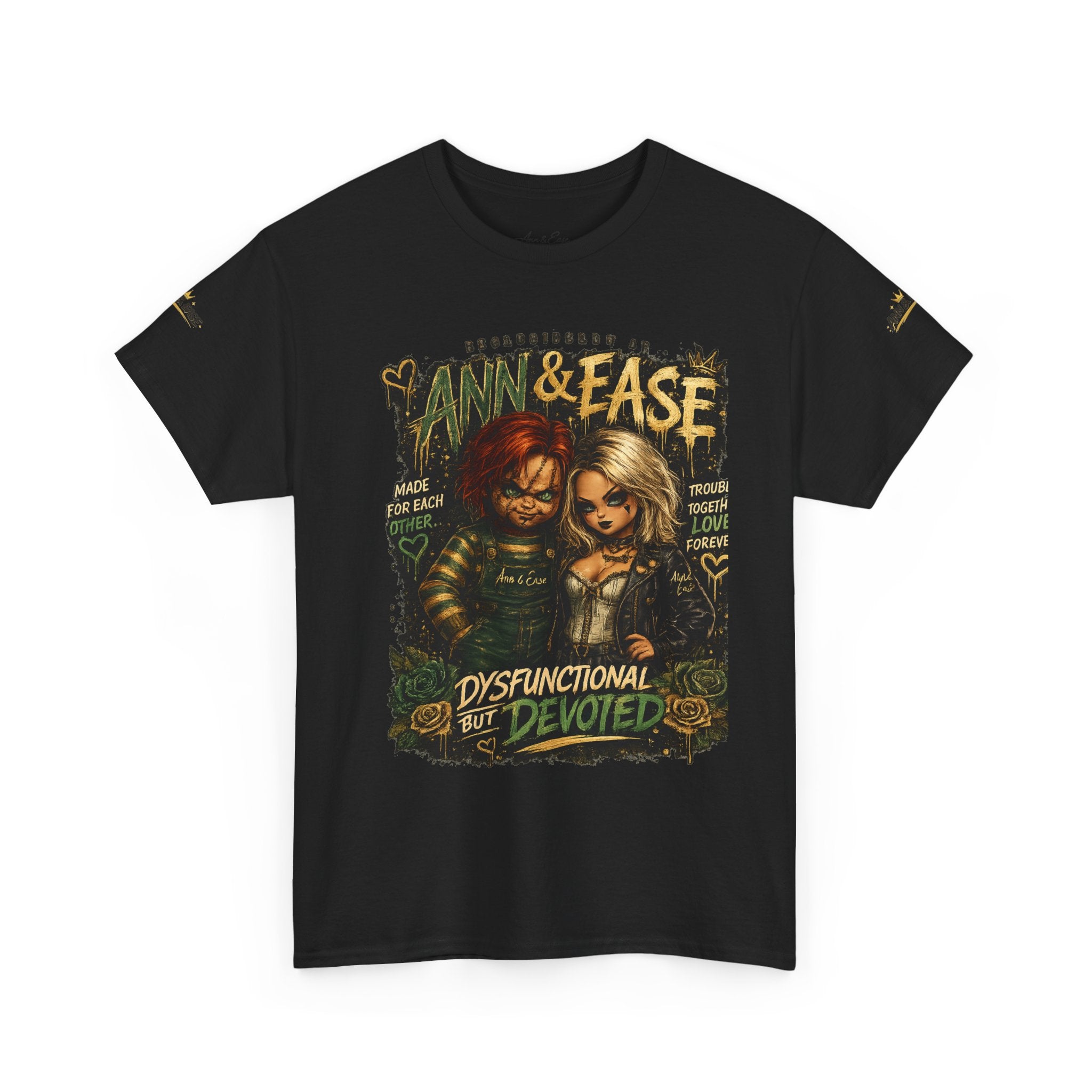 Ann & Ease "Dysfunctional But Devoted" Graphic Tee