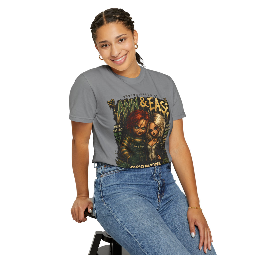 Ann & Ease "Dysfunctional But Devoted" Graphic T-Shirt