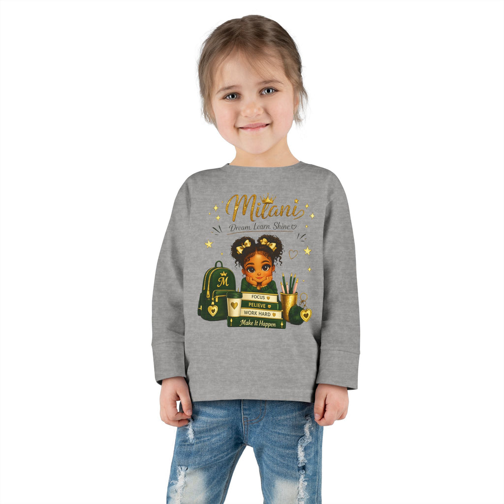 Toddler Tee — 'Future MD' Cute Black Girl Doctor Design