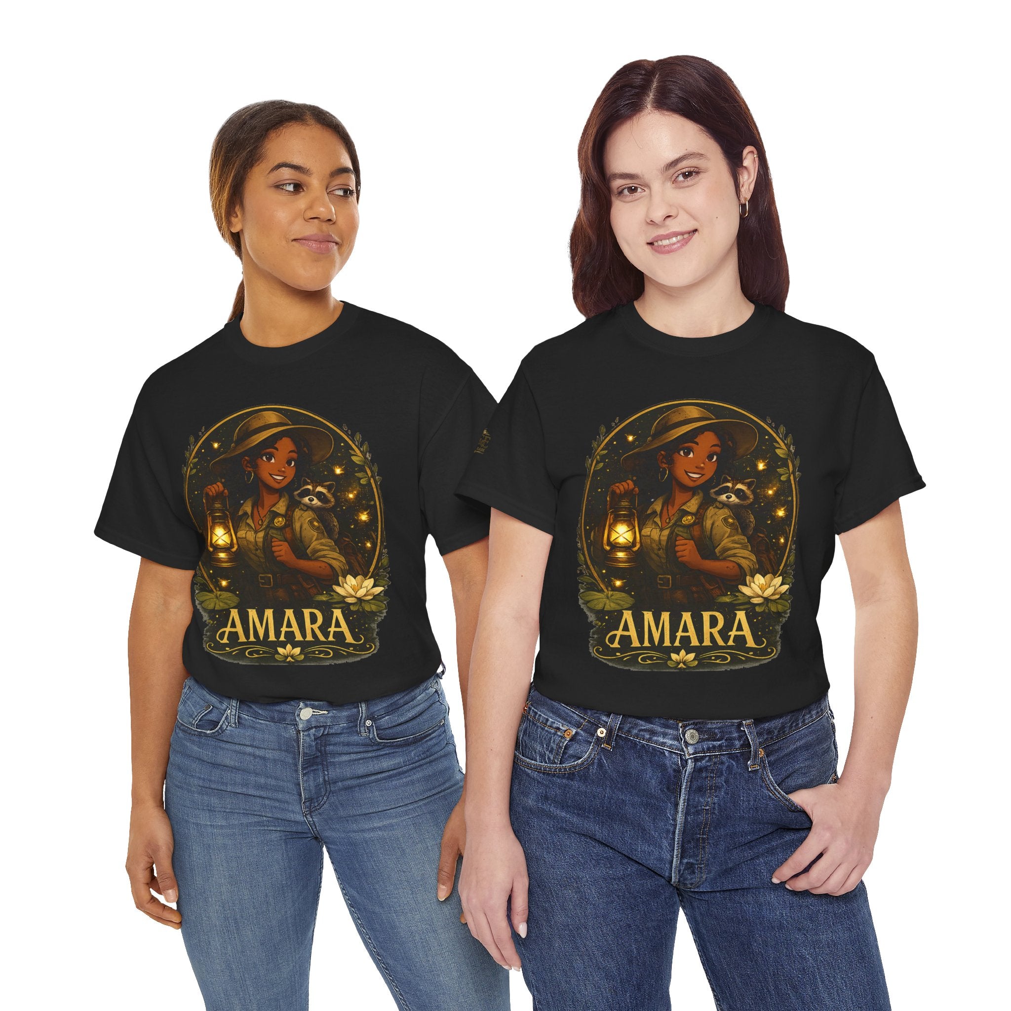 Camiseta Amara Nature Guide — Camiseta estampada "Cada camino lleva a un lugar hermoso"