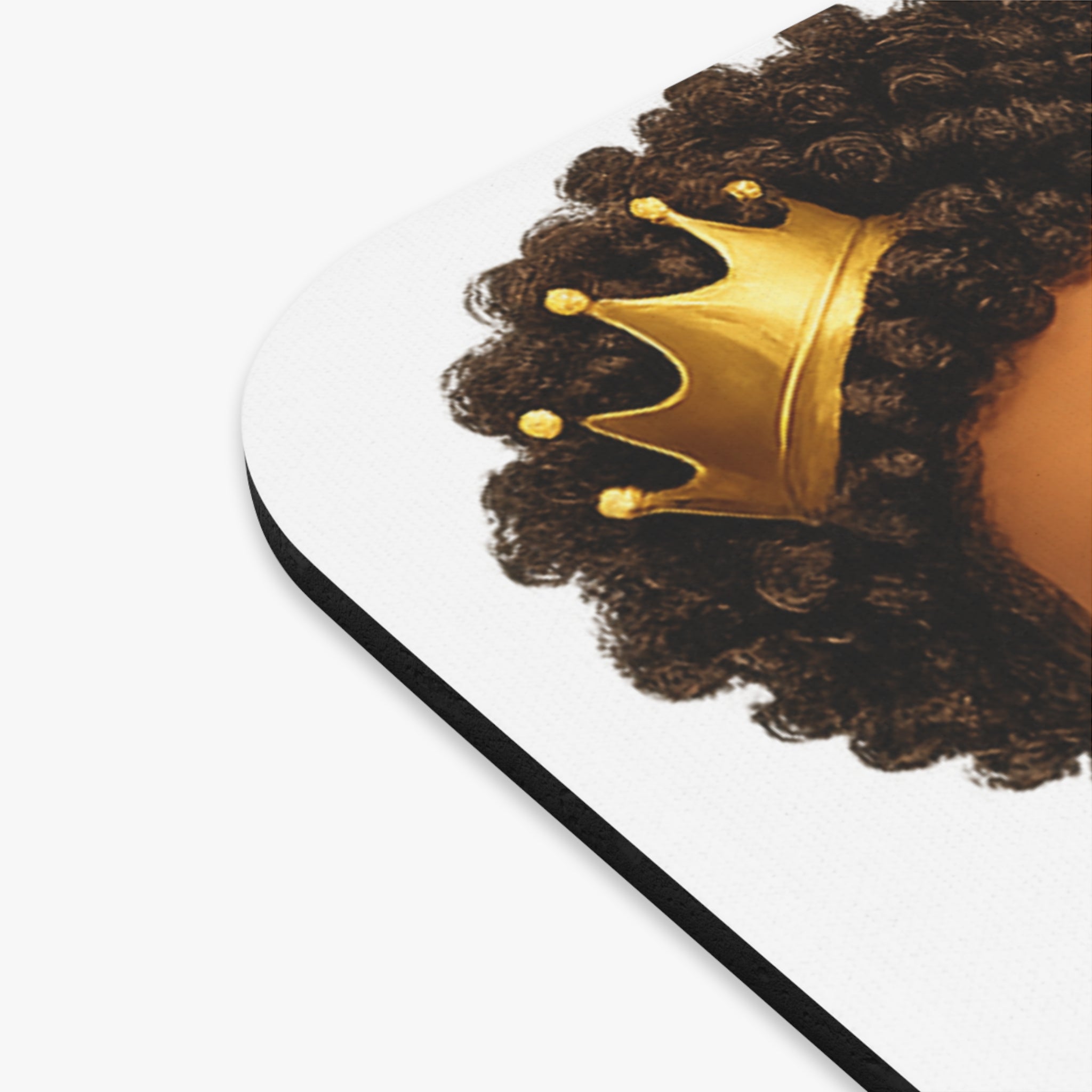 Personalized 'Tyler Little King Big Dreams' Mouse Pad — Cute Black Boy Crown Desk Mat