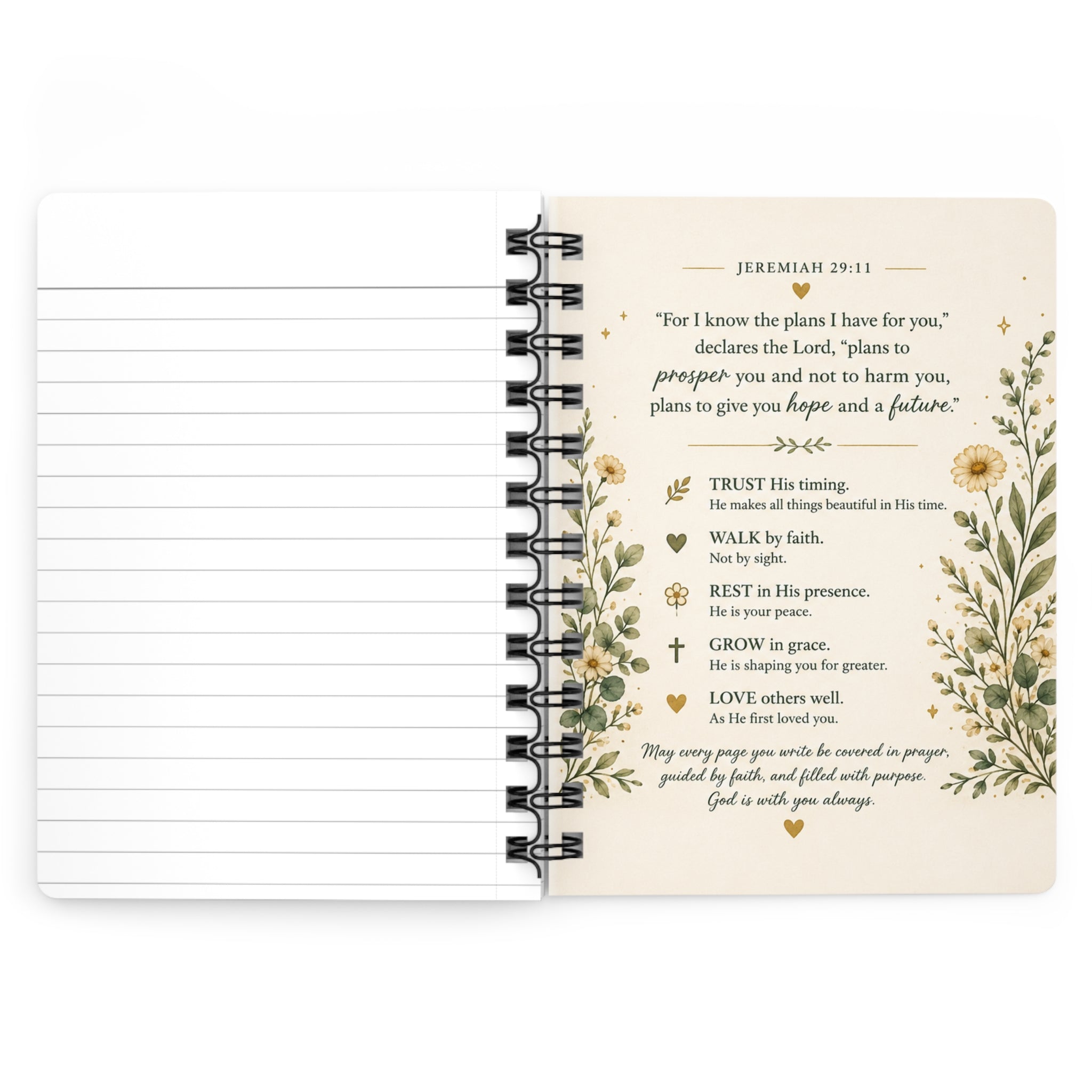 Better Life’s Spiral Journal — Faith-Based Guided Notebook