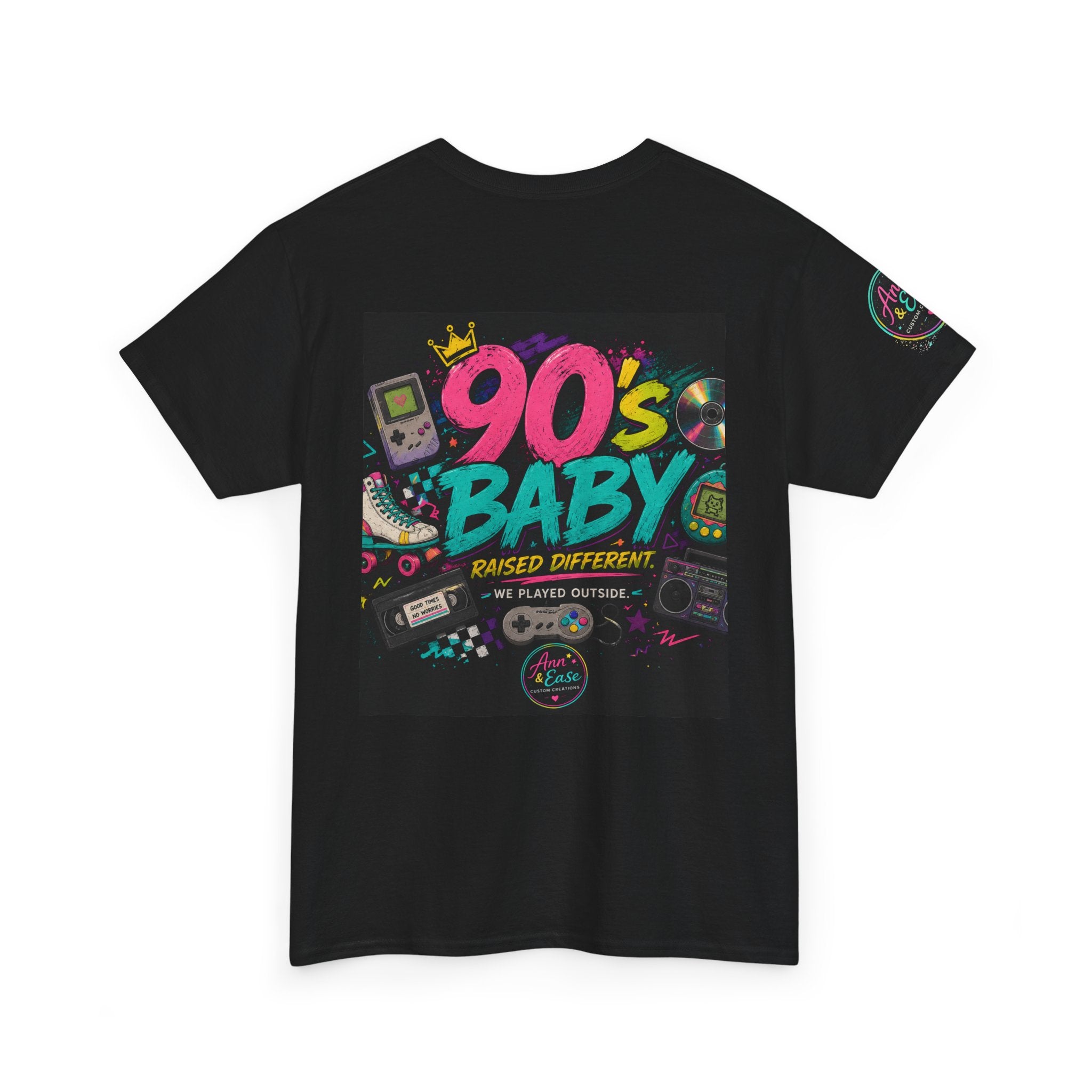 90s Baby Tee — Saturday Morning Vibes Retro Gaming T‑Shirt