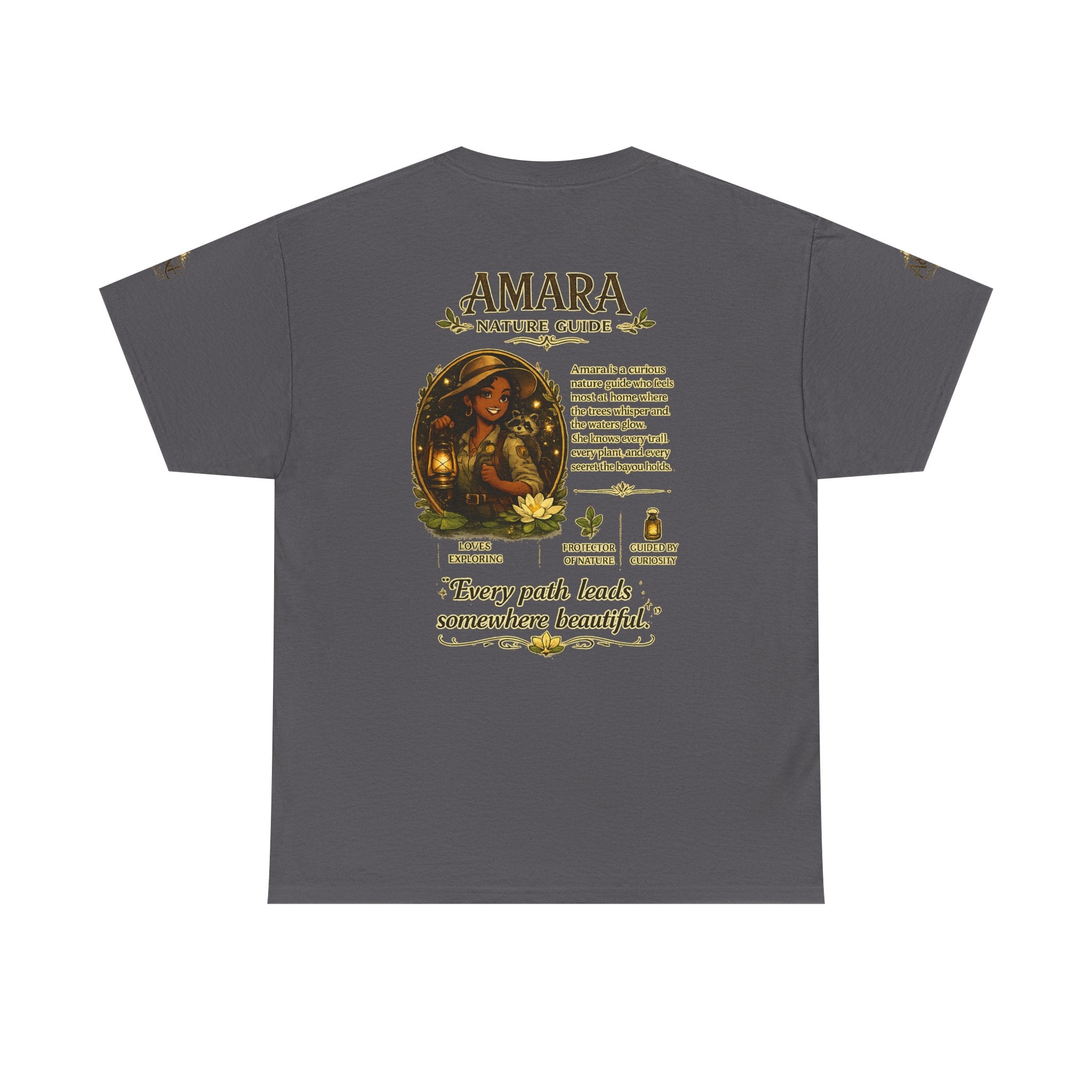 Amara Nature Guide Tee — 'Every Path Leads Somewhere Beautiful' Graphic T-Shirt