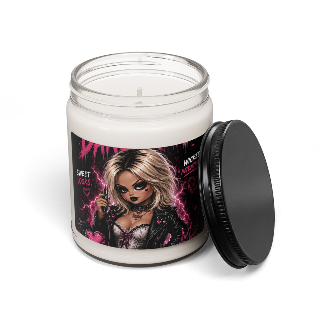 Goth Punk Girl Scented Soy Candle — 9oz ‘Sweet Vibes’ Jar Candle