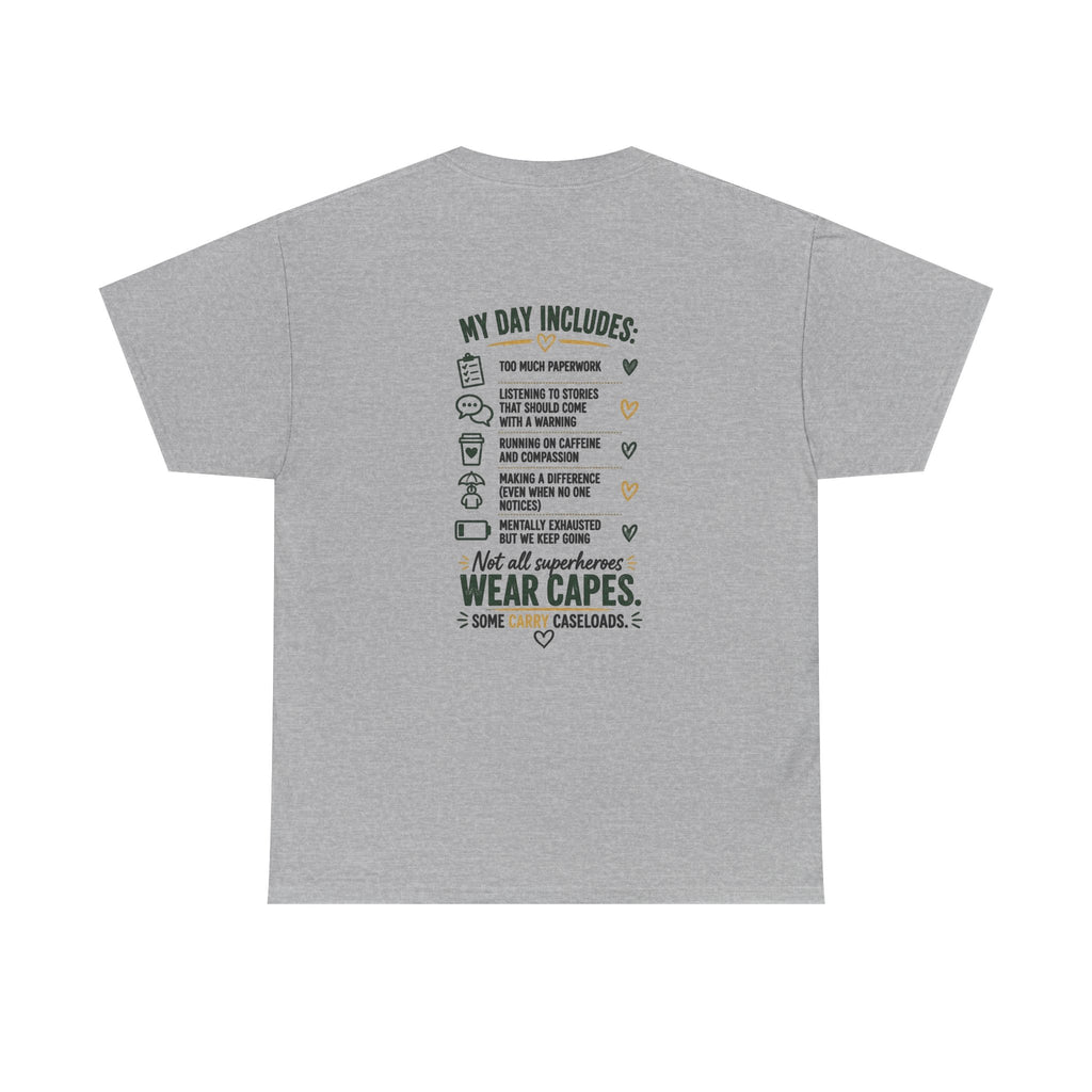 Social Worker T-Shirt — “Social Worker Because Problem Solver Isn’t an Official Job Title” Graphic Tee