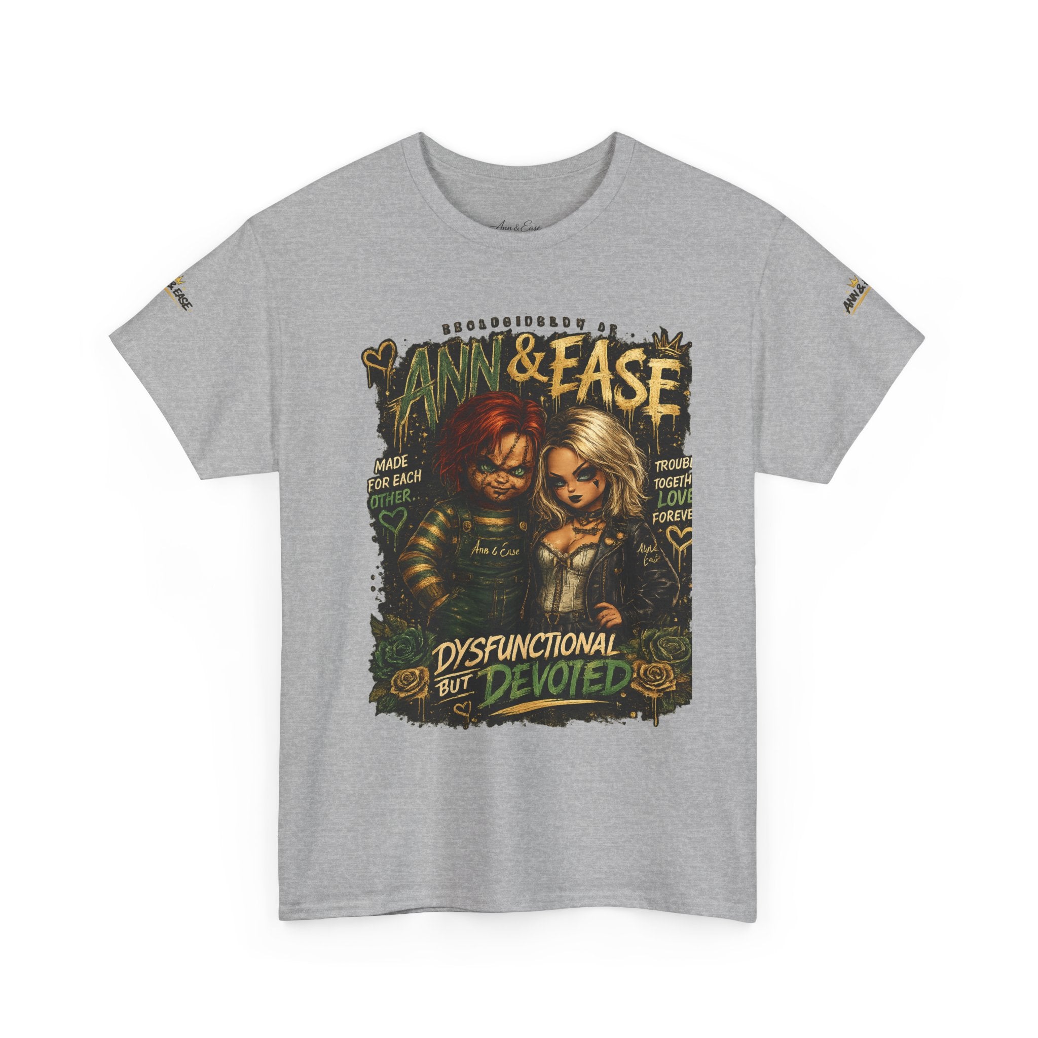 Ann & Ease "Dysfunctional But Devoted" Graphic Tee