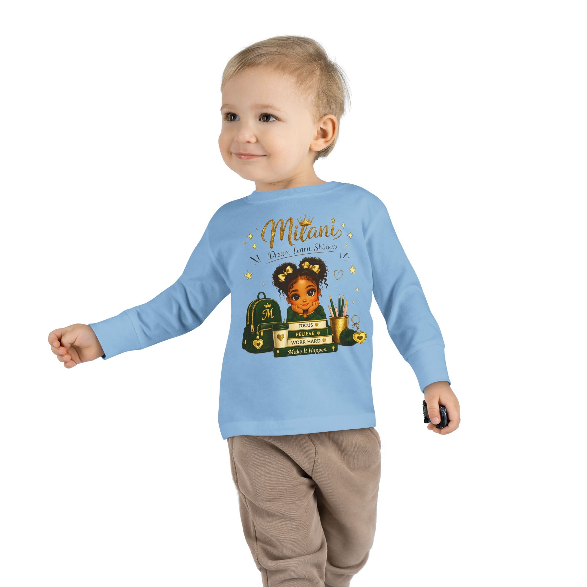 Toddler Tee — 'Future MD' Cute Black Girl Doctor Design