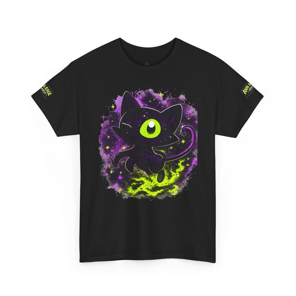 Void Cat T-Shirt — "Void Cat: I Don't Chase Light, I Create My Own" Graphic Tee