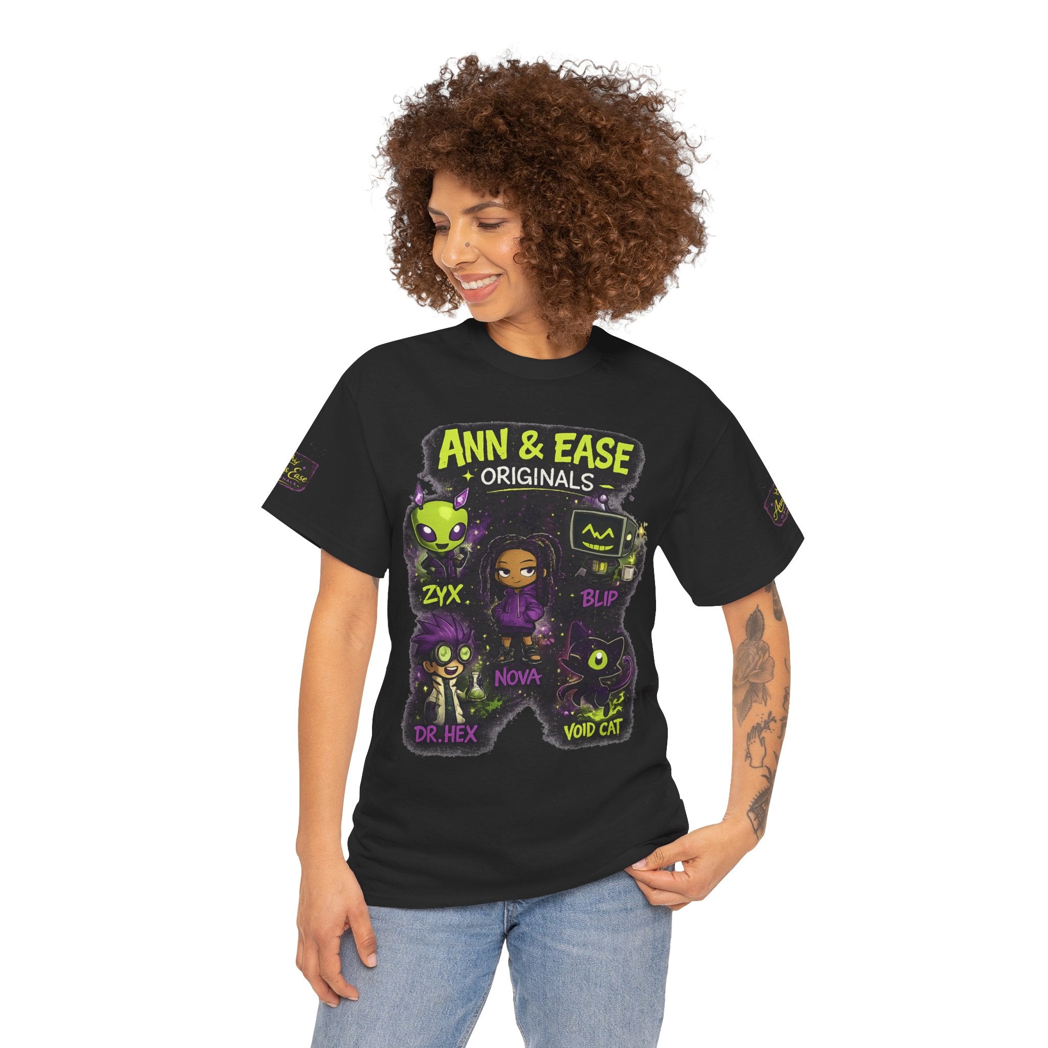 Glitch Squad Tee — "We Don't Fit In" Graphic T-Shirt