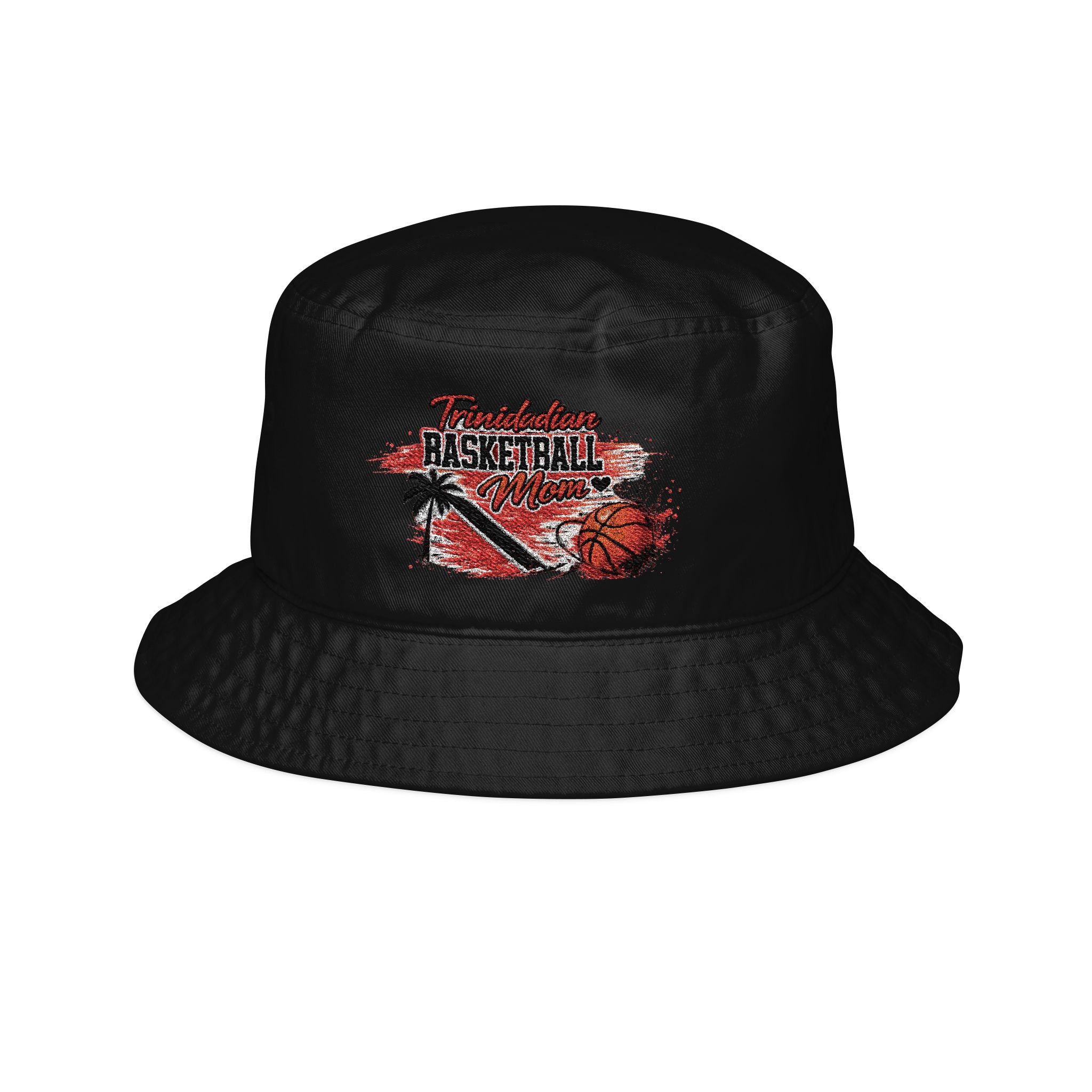 Basketball Vibes Bucket Hat — Tropical Hoop Graphic