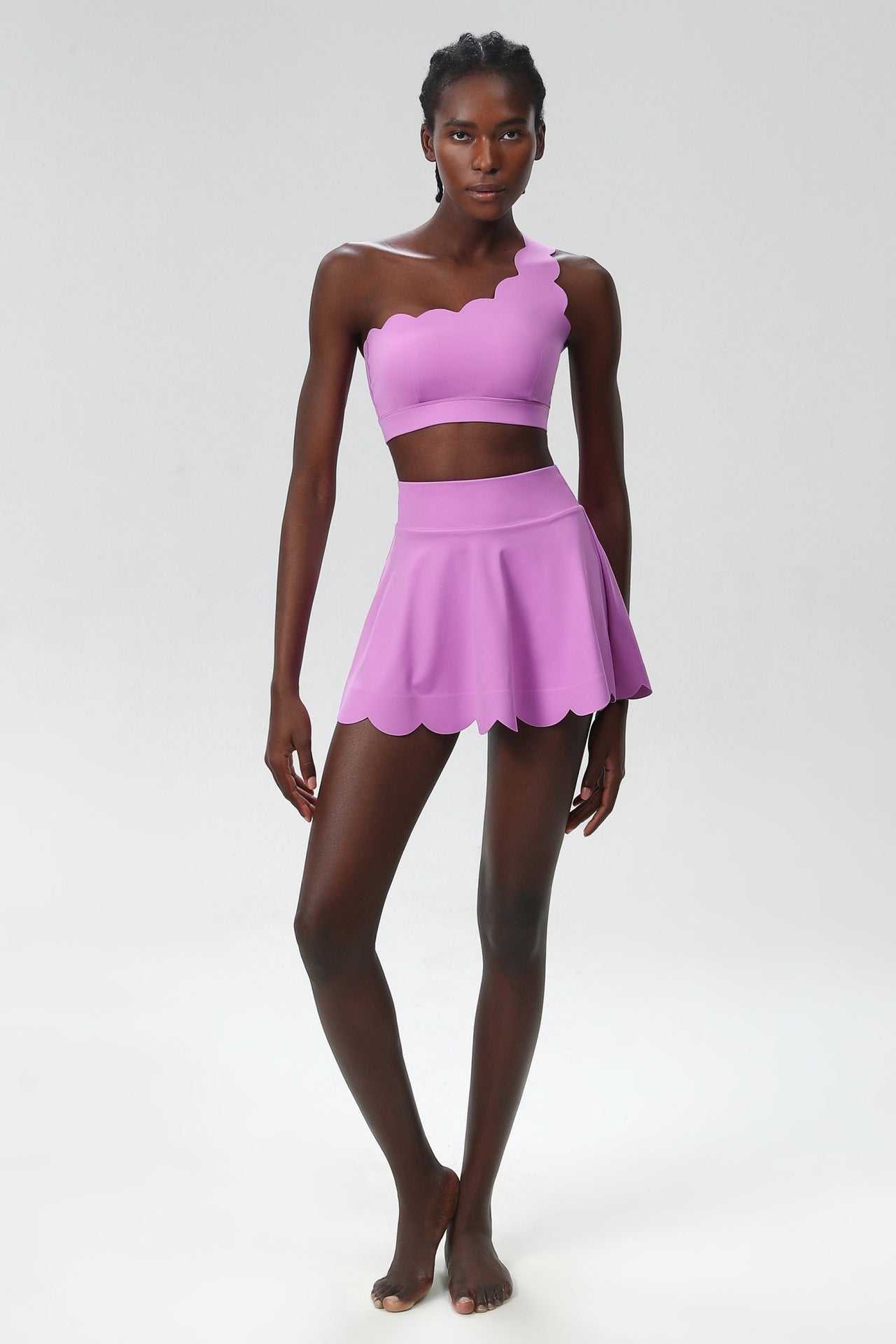 Conjunto de dos piezas de ropa deportiva de secado rápido para yoga y ejercicio para mujer