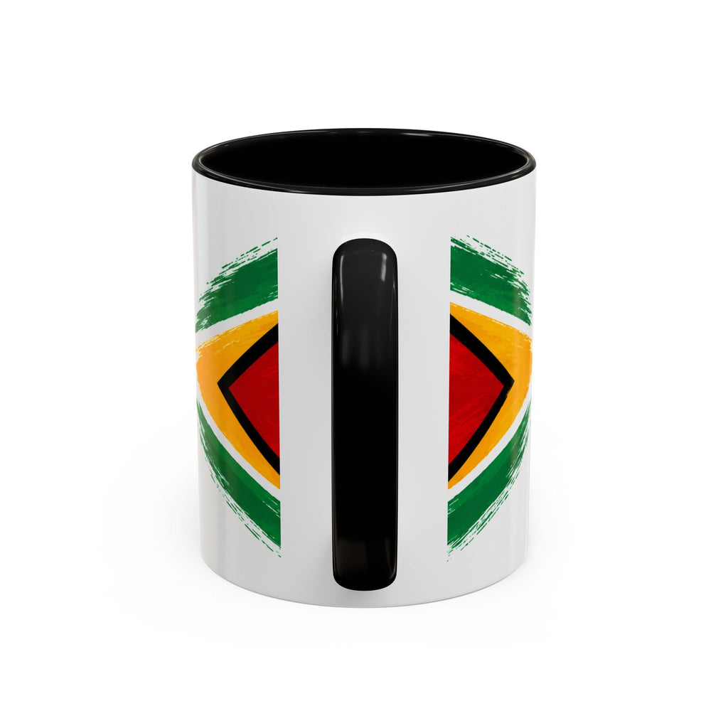 Proud Basketball Mom Accent Coffee Mug – Colorful Heart & Basketball Design (11/15oz)