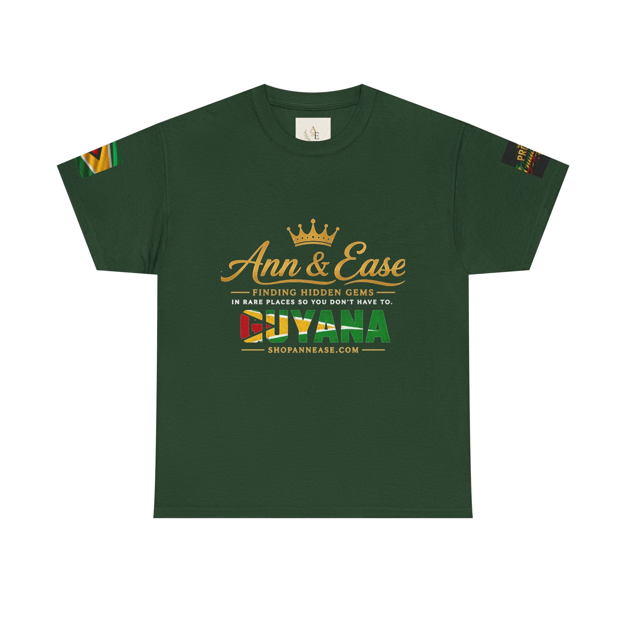 Camiseta de viaje Guyana — Ann & Ease "Encontrando joyas escondidas" Camisa de vacaciones caribeñas