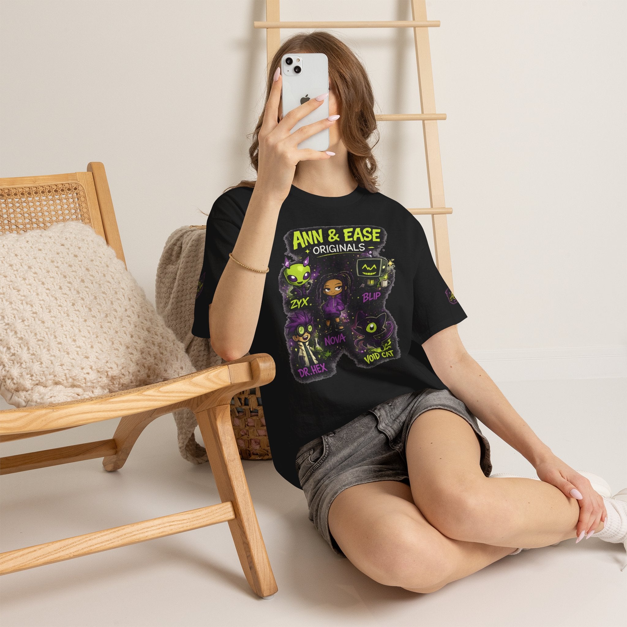 Glitch Squad Tee — "We Don't Fit In" Graphic T-Shirt