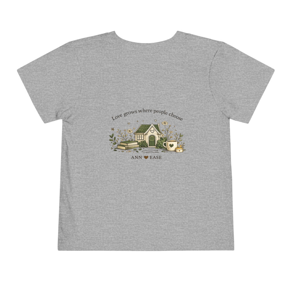 Toddler Tee — “Better Together” Cottage Garden Design