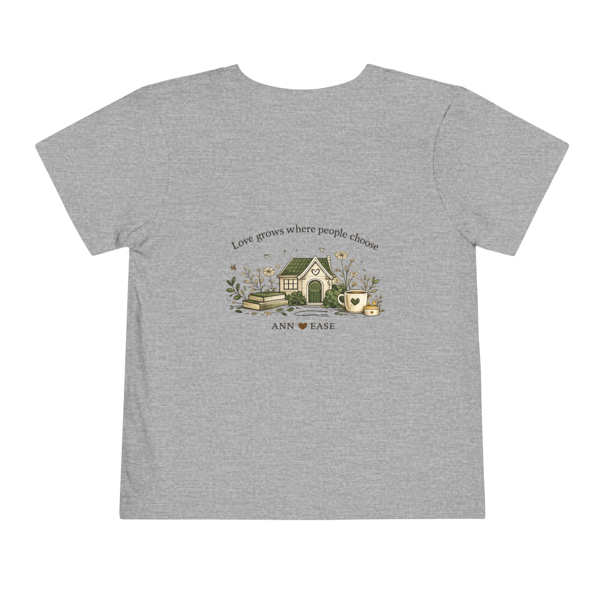 Toddler Tee — “Better Together” Cottage Garden Design