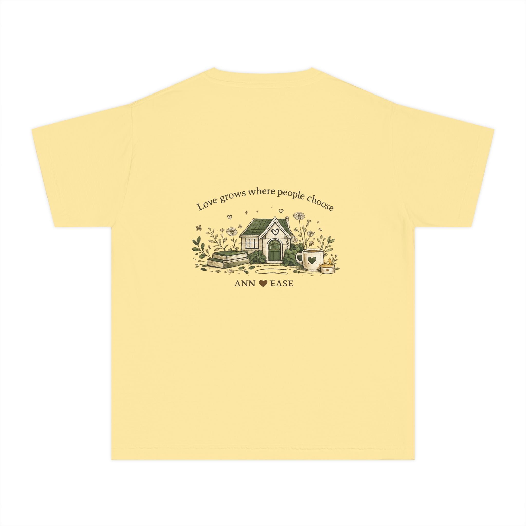 Youth Tee — "Better Together" Cottage Garden Graphic