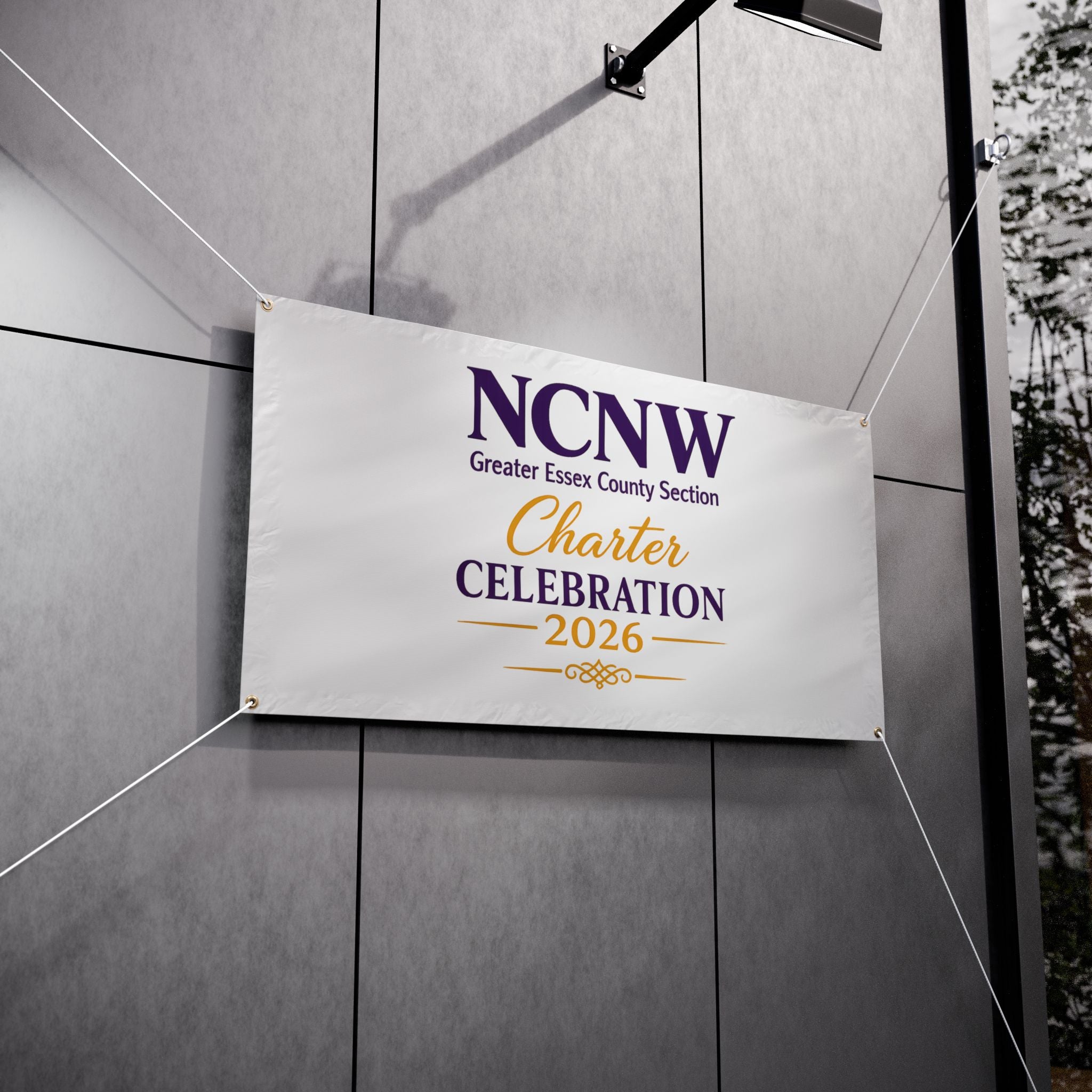 NCNW Charter Celebration 2026 Vinyl Banner