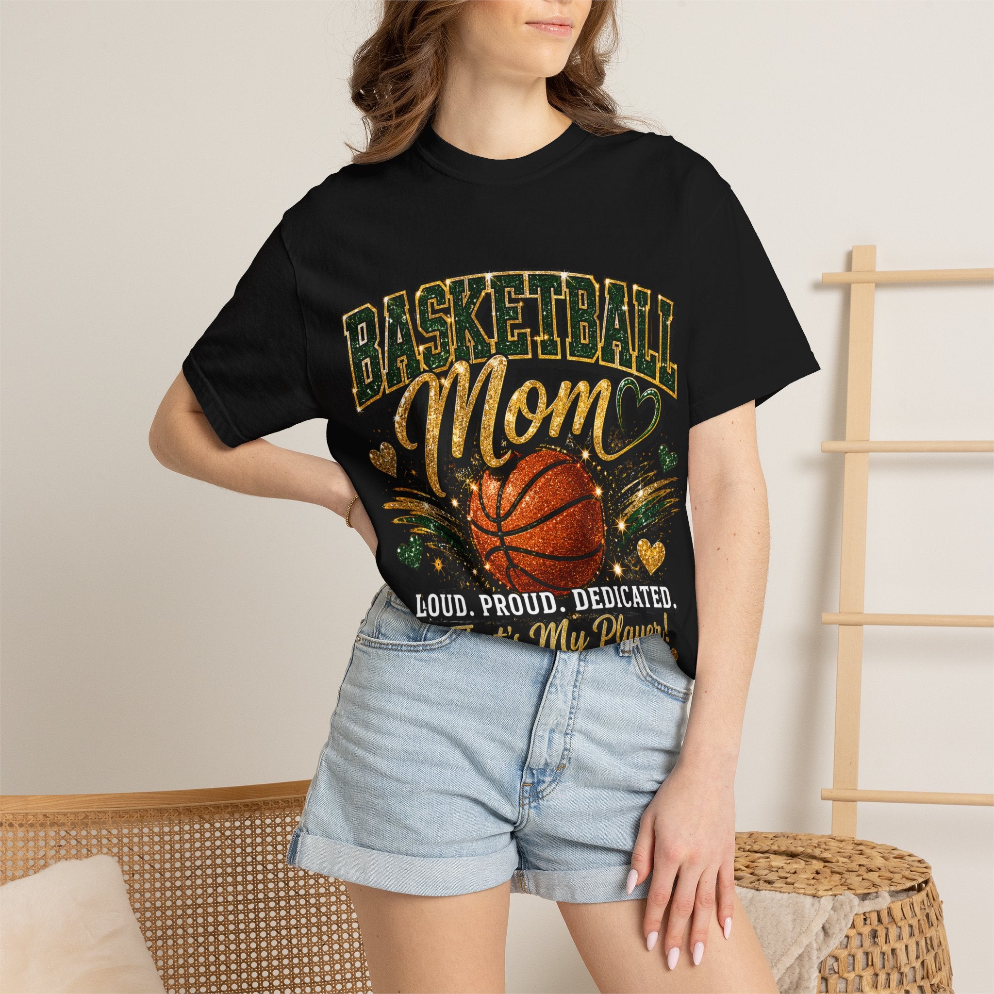 Basketball Mom T-Shirt — Loud, Proud, Dedicated