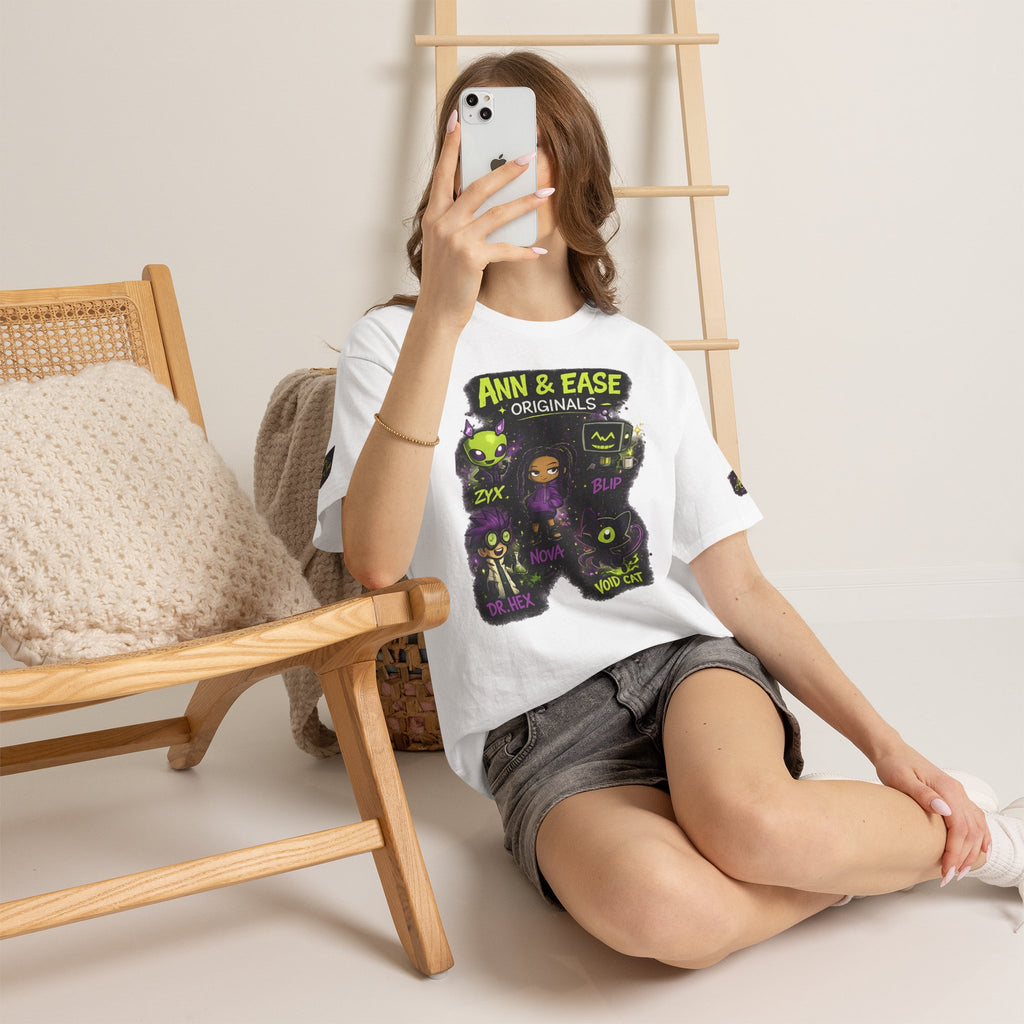 Glitch Squad Tee — "We Don't Fit In" Graphic T-Shirt