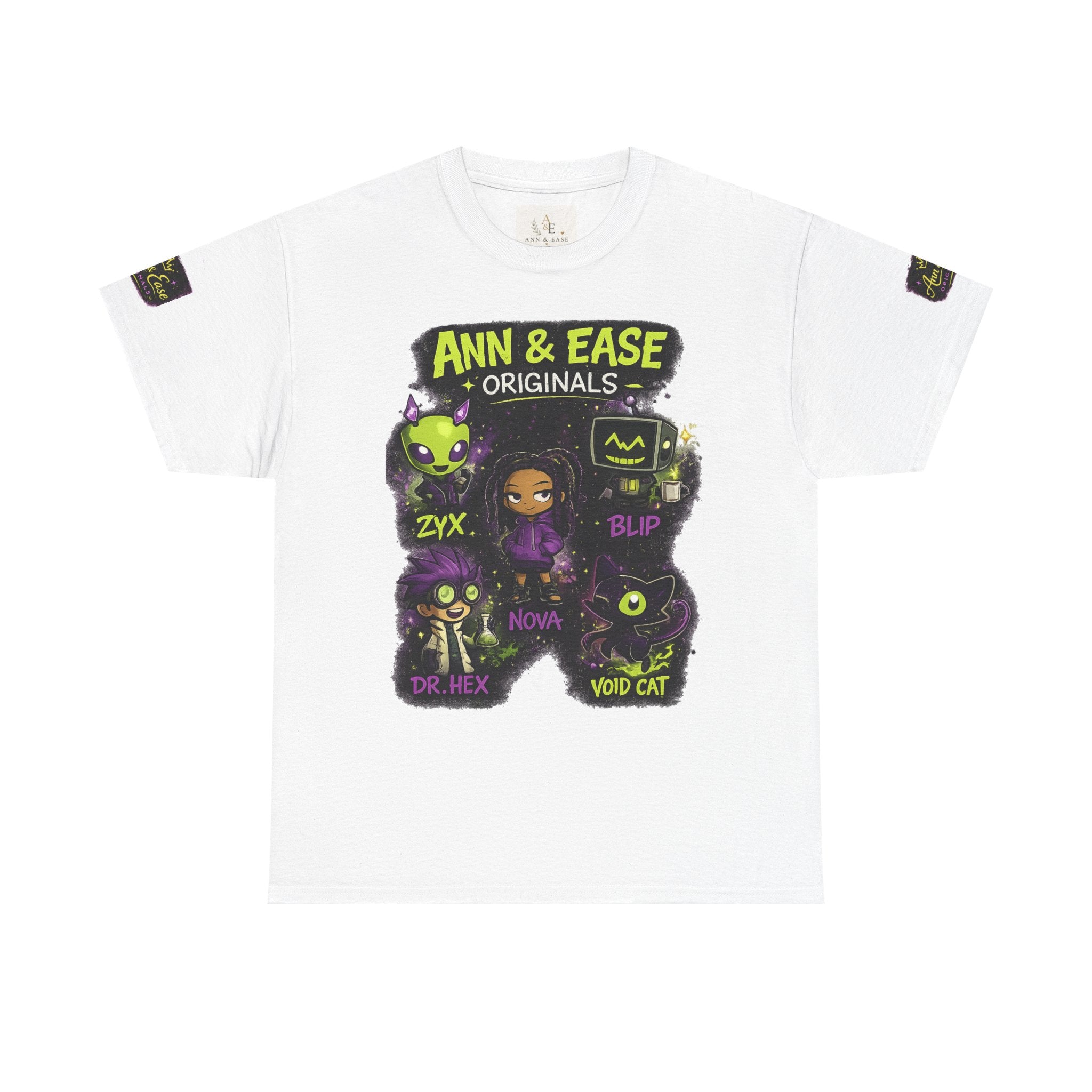 Glitch Squad Tee — "We Don't Fit In" Graphic T-Shirt