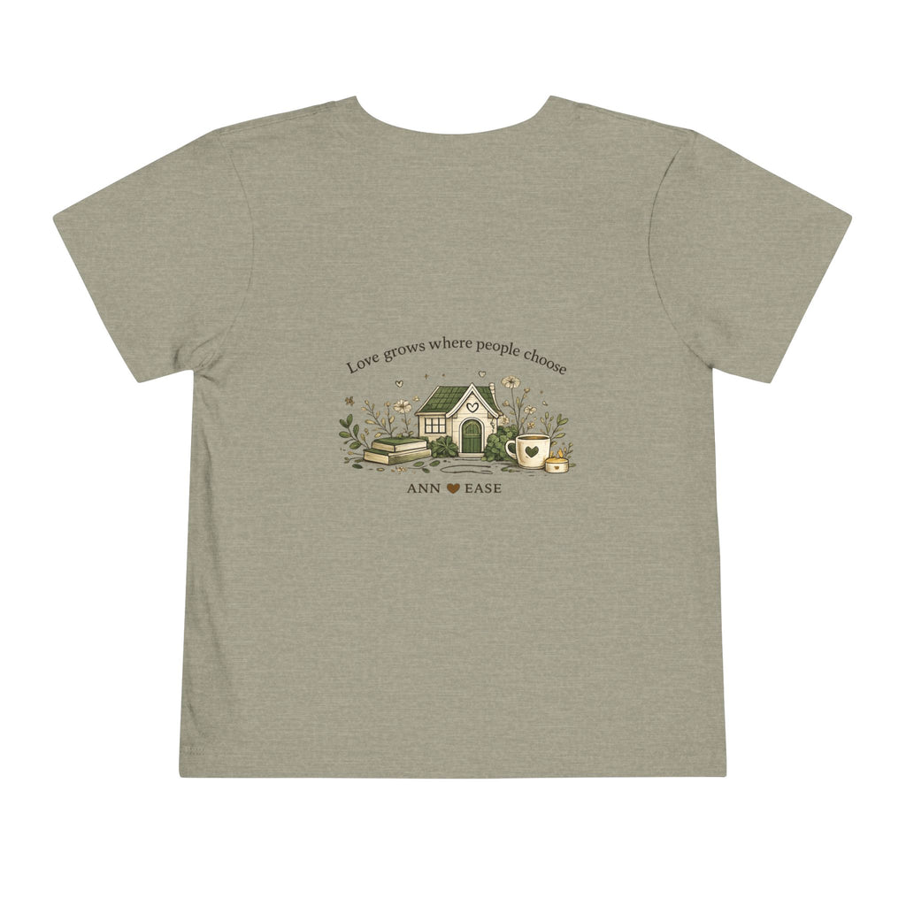 Toddler Tee — “Better Together” Cottage Garden Design