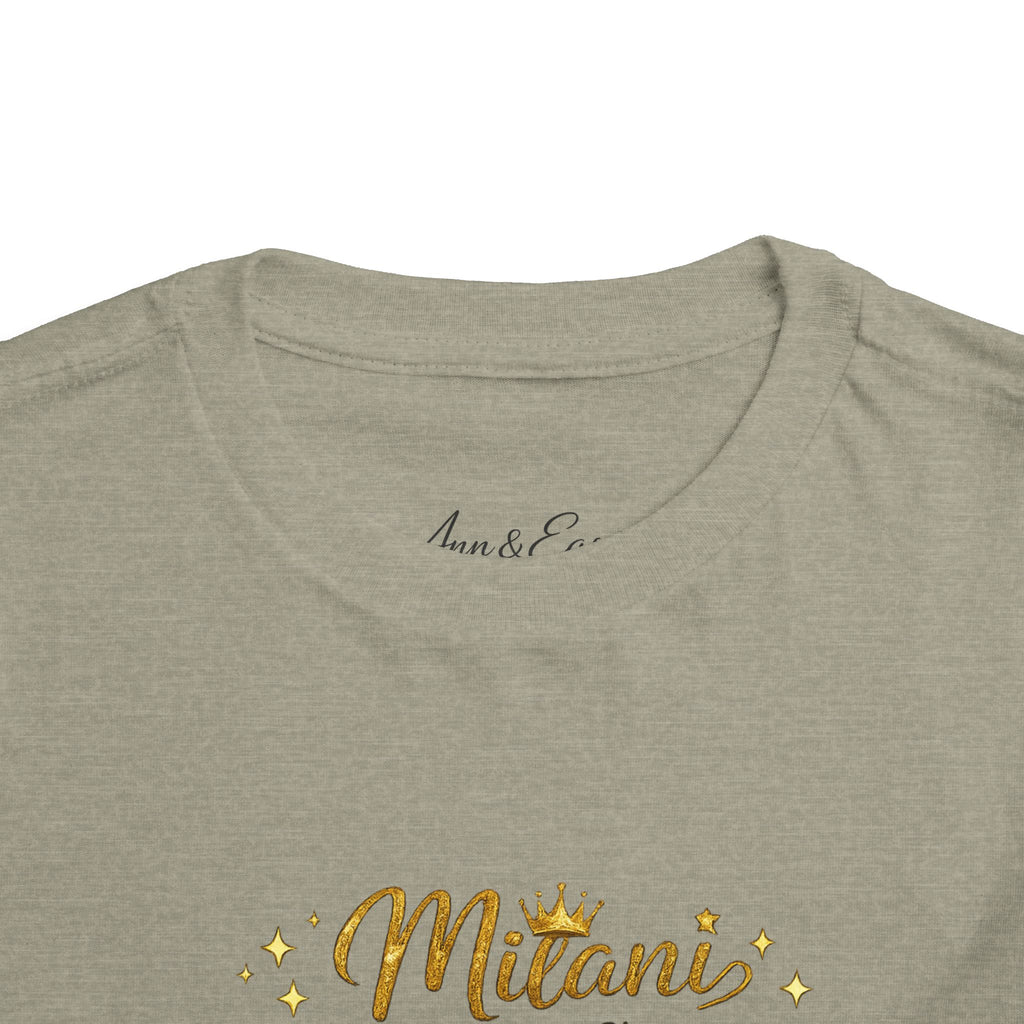 Toddler Tee — "Lil' Girl With Big Dreams" Inspirational Graphic Shirt