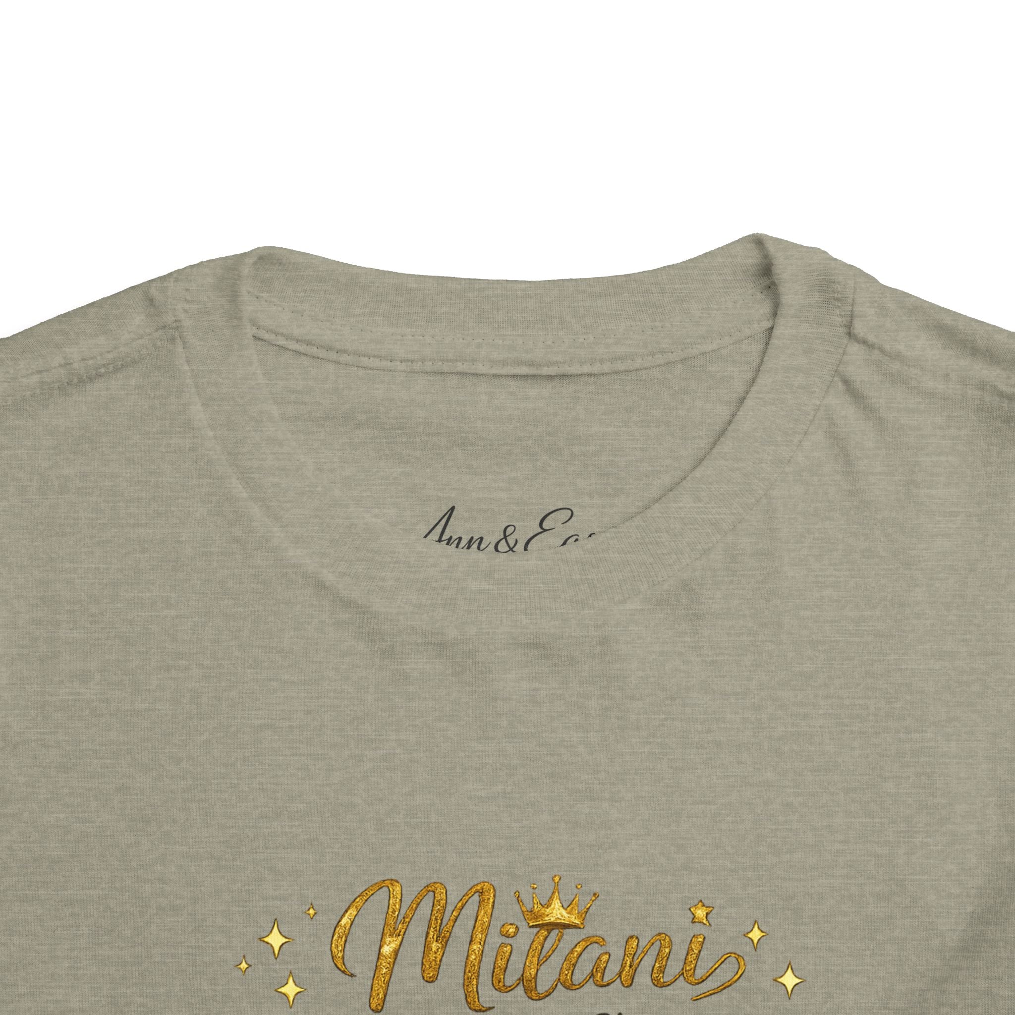 Toddler Tee — "Lil' Girl With Big Dreams" Inspirational Graphic Shirt