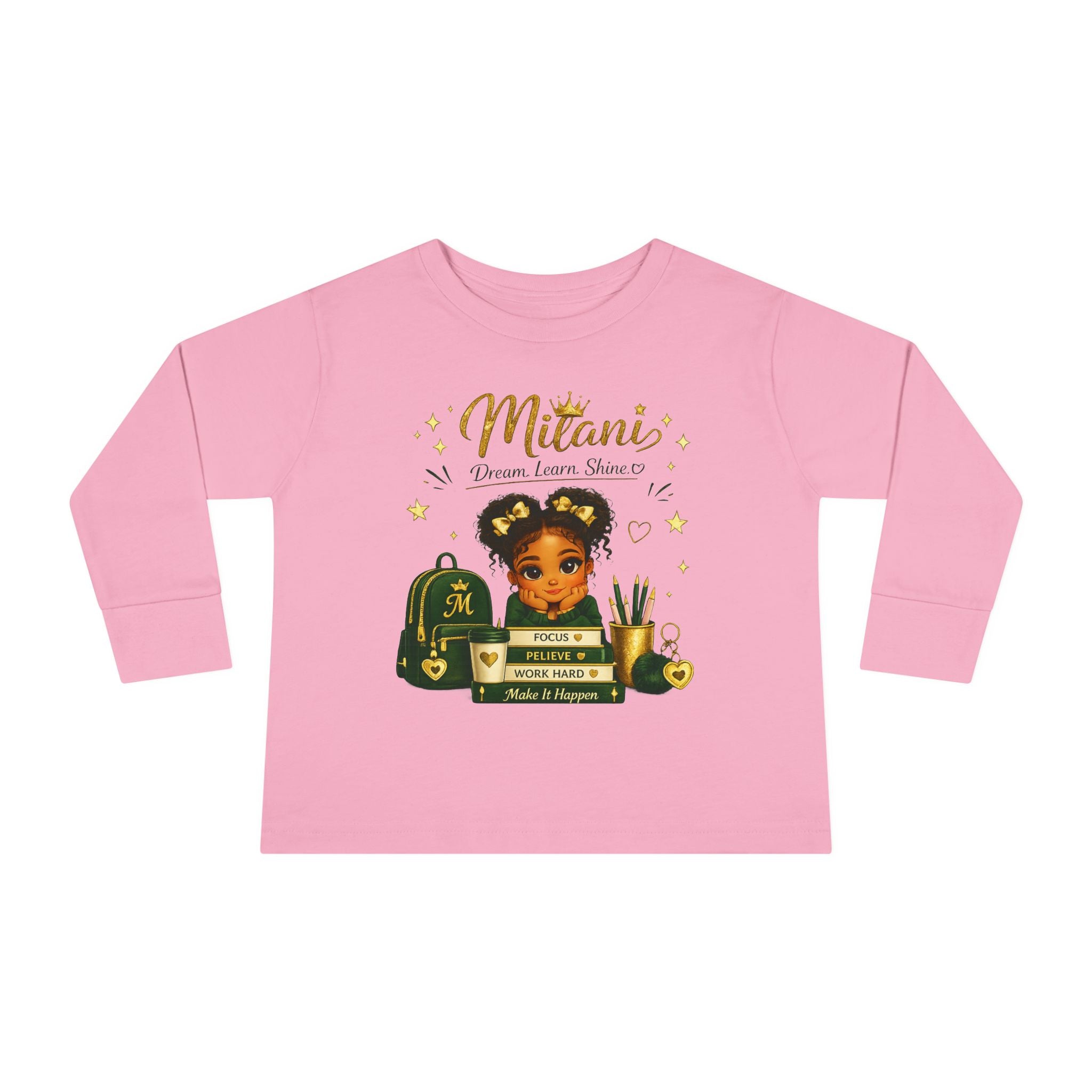 Toddler Tee — 'Future MD' Cute Black Girl Doctor Design