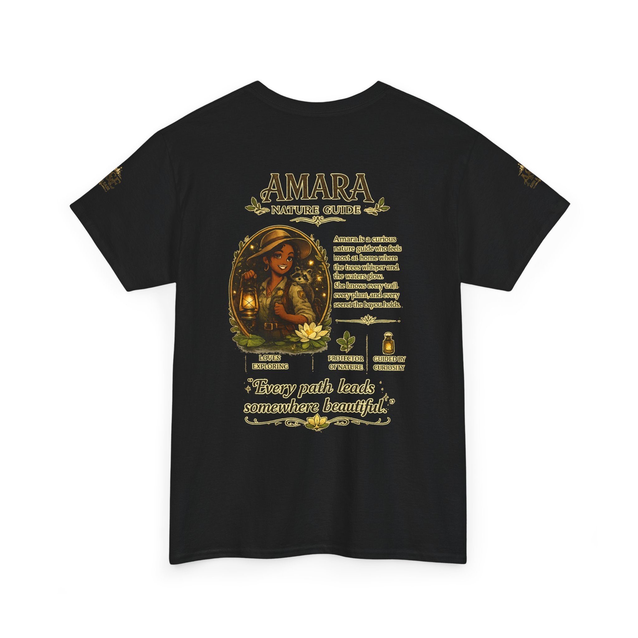 Amara Nature Guide Tee — 'Every Path Leads Somewhere Beautiful' Graphic T-Shirt
