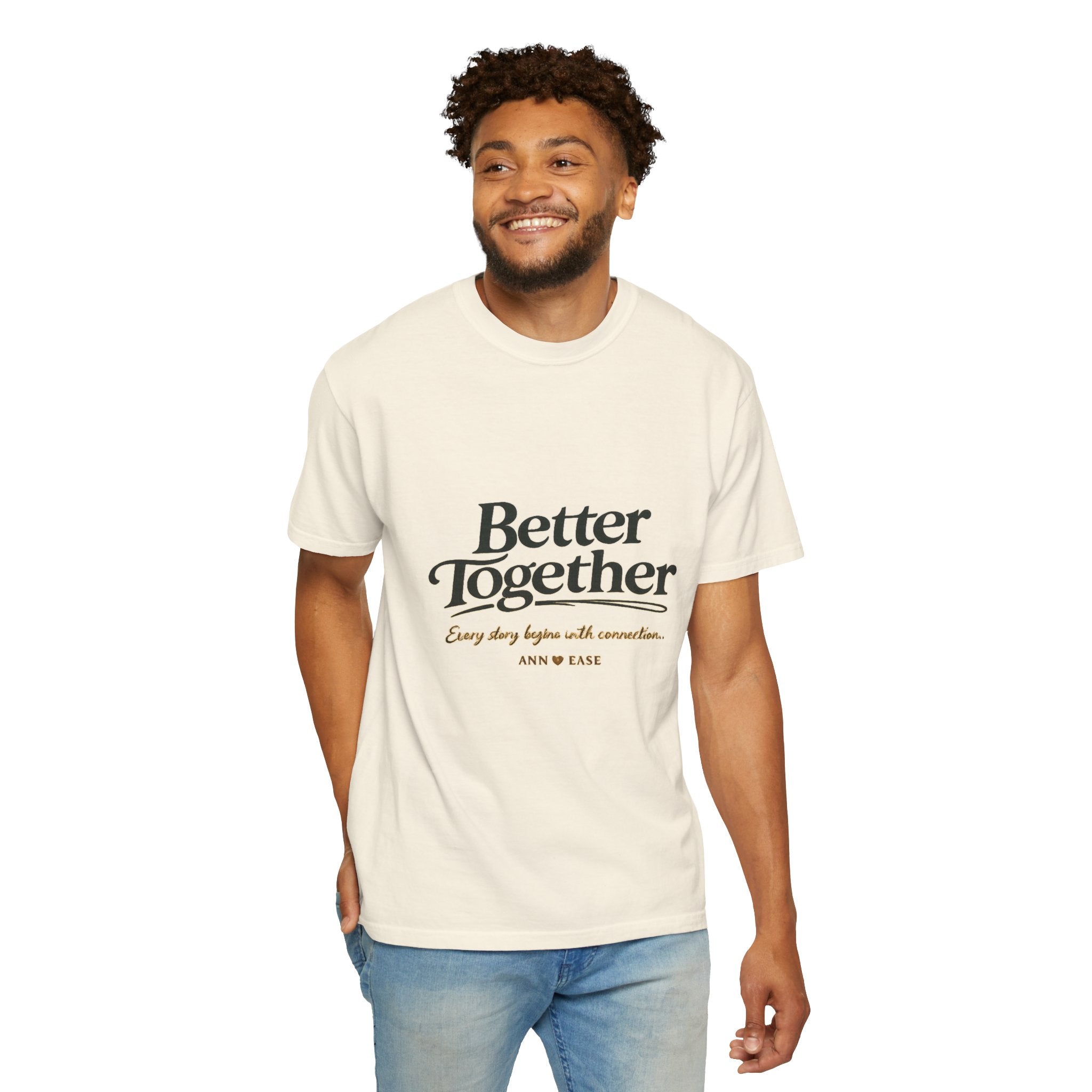 Better Together T-Shirt — “Better Together” Graphic Tee with Cozy Cottage Back Print