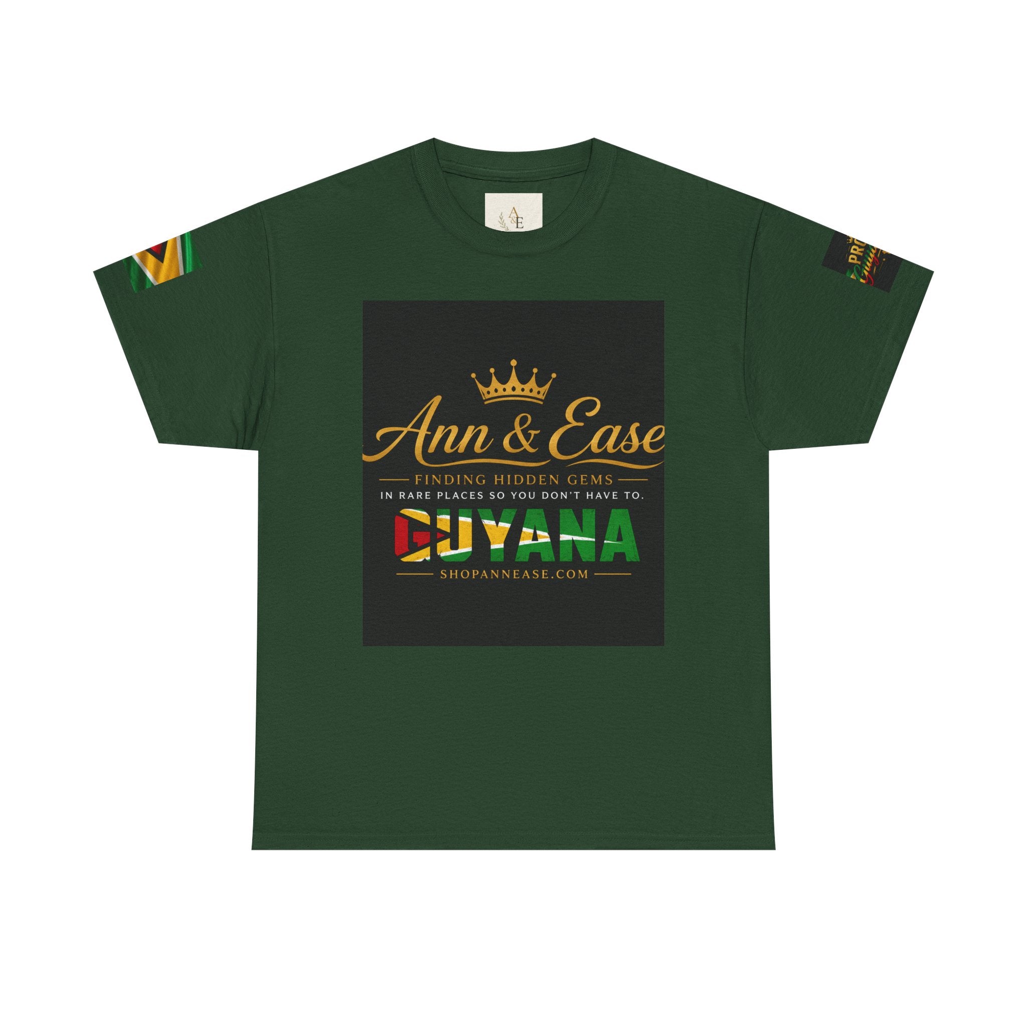 Guyana Travel Tee — Ann & Ease 'Finding Hidden Gems' Caribbean Vacation Shirt